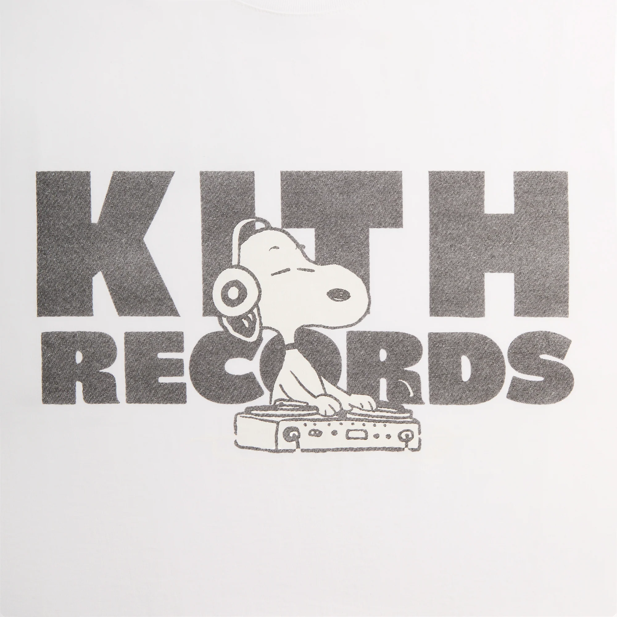 Kith for Peanuts Kith Records Vintage Tee - White - Image 4