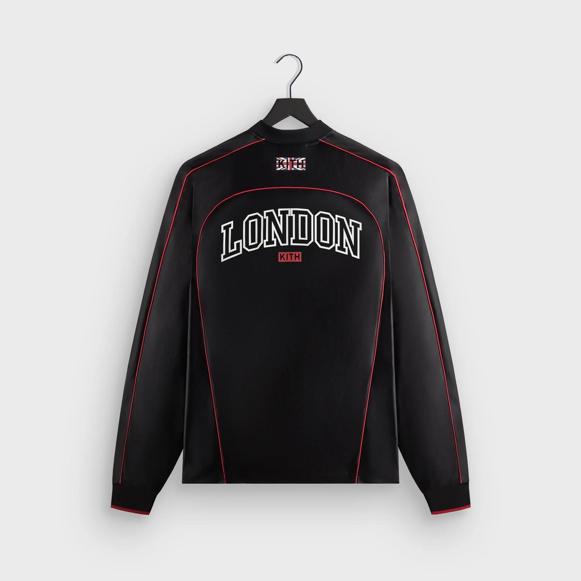 Kith London Long Sleeve Agu Soccer Jersey - Black - Image 2