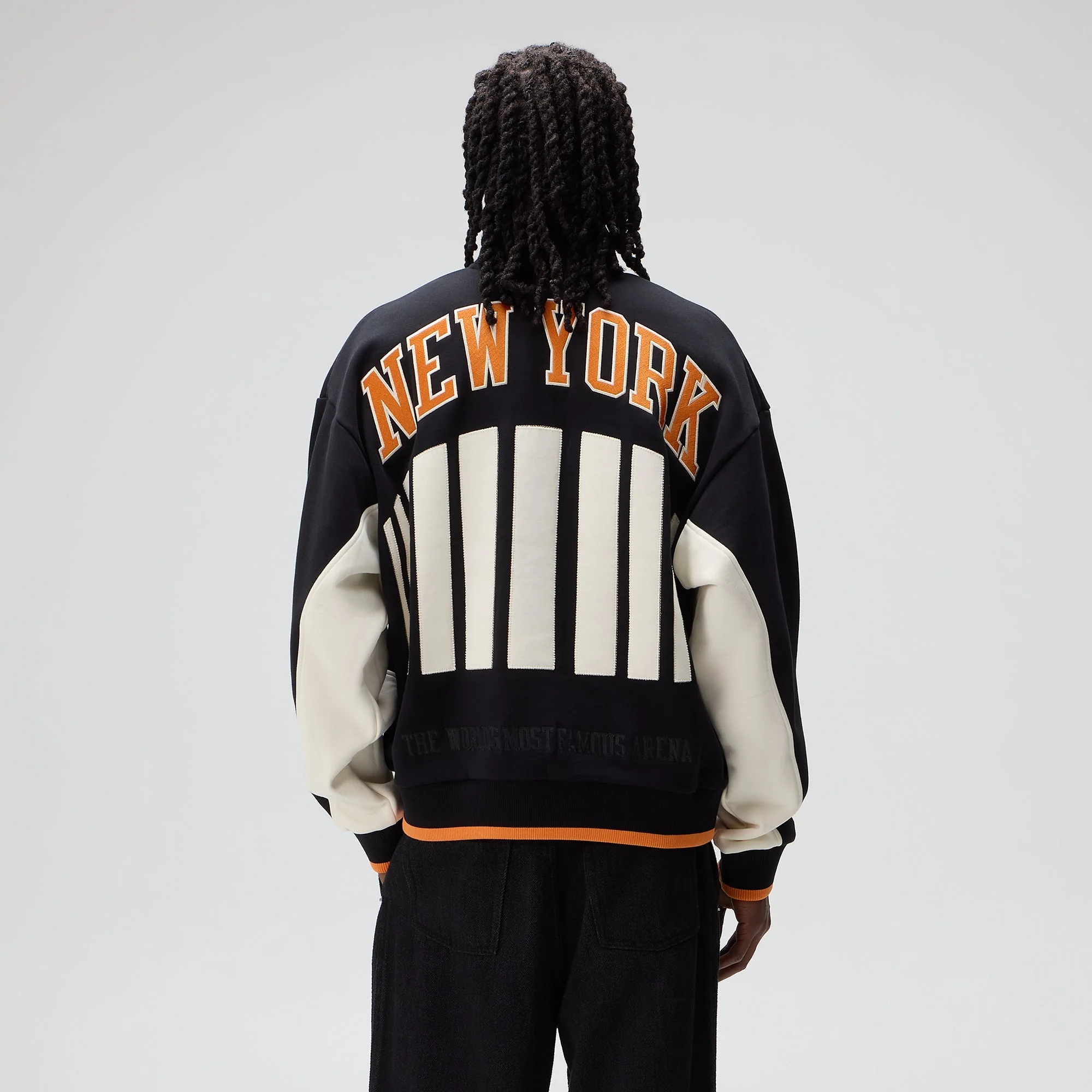 Kith for the New York Knicks Madison Square Garden Vintage Nelson Quarter Zip - Black - Image 3