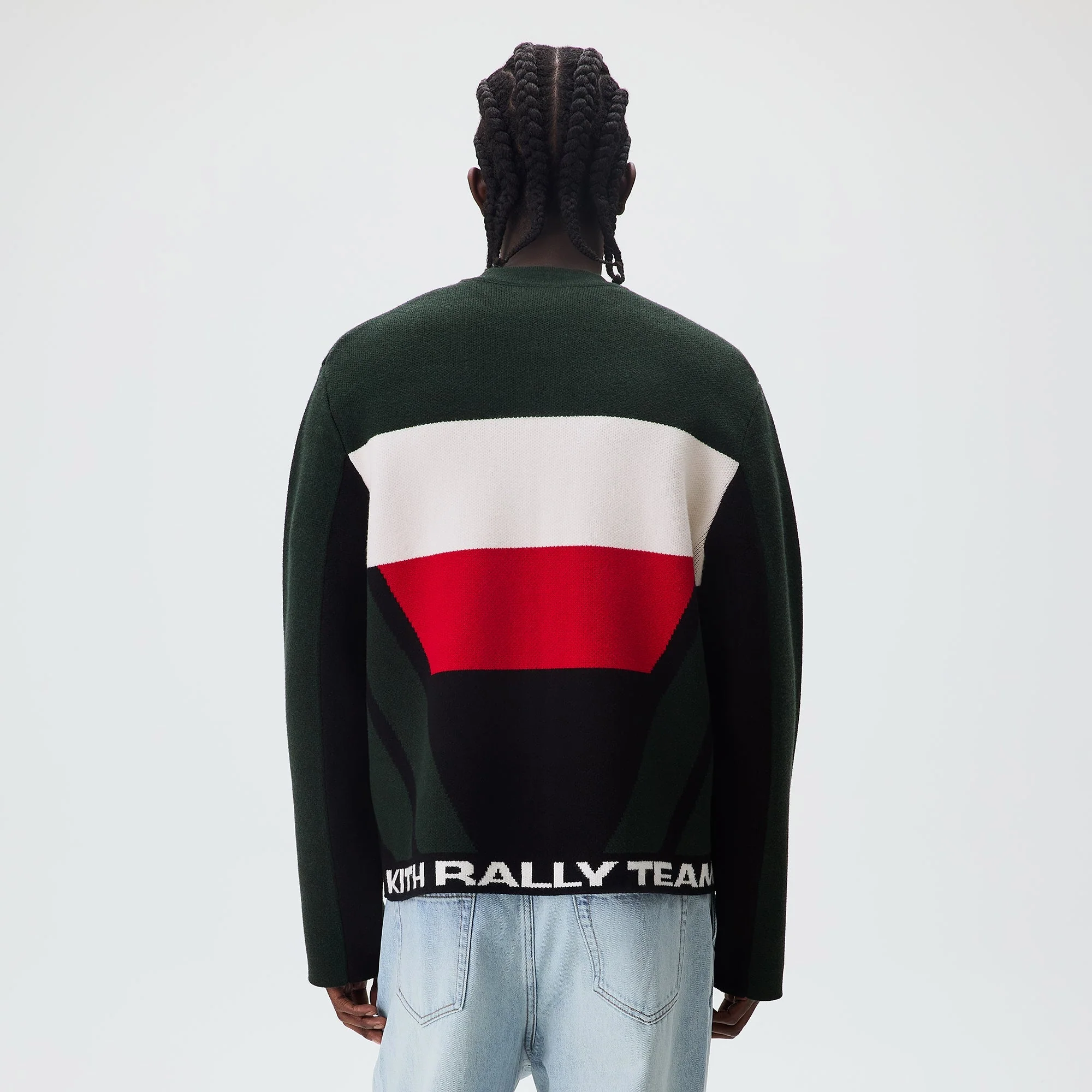 Kith Knit Moto Full Zip Jacket - Stadium - Image 3