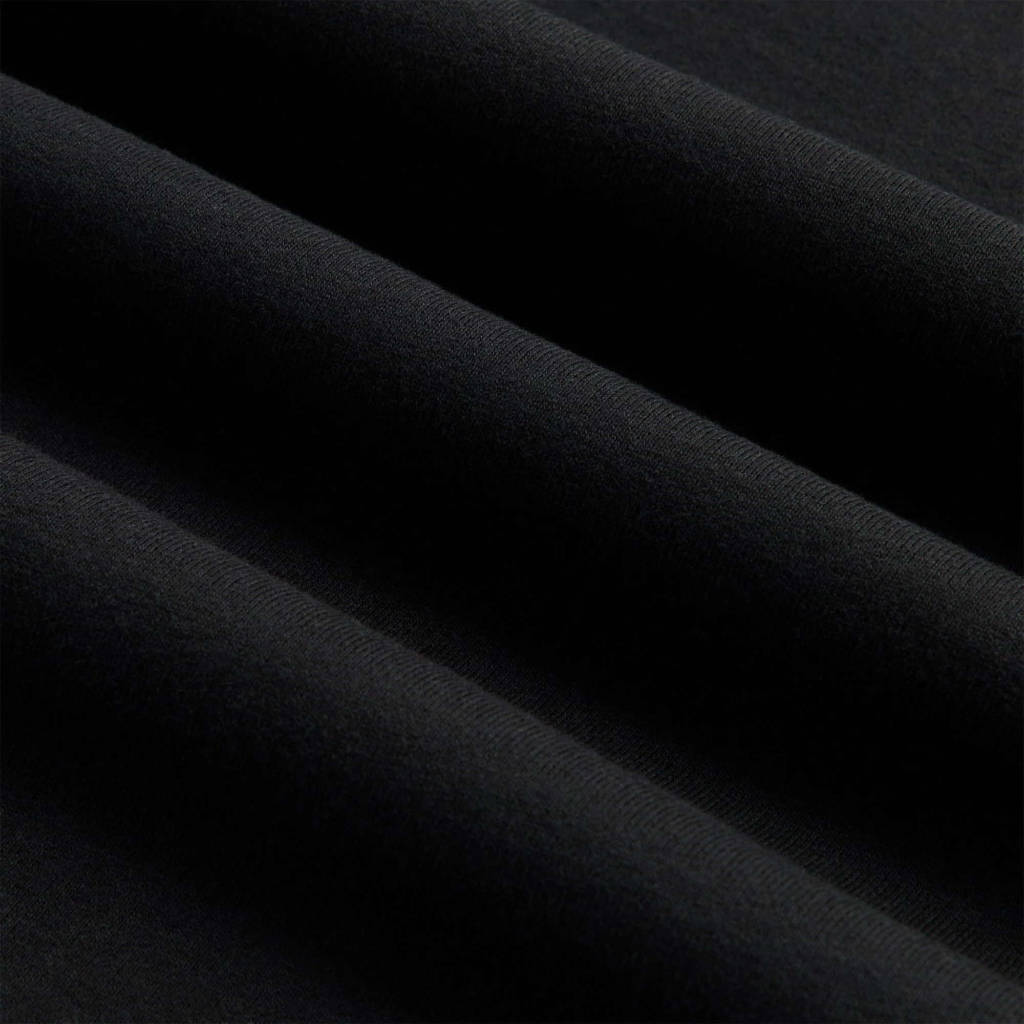 Kith Rib Neck Cropped Camden Hoodie - Black - Image 4