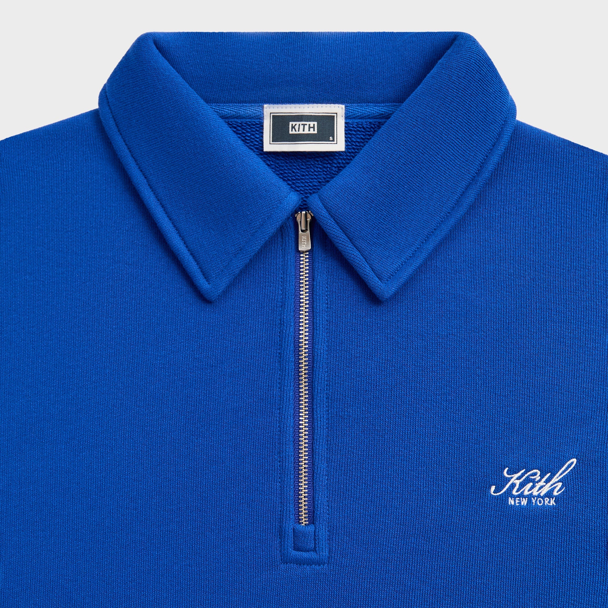 Kith Quarter Zip Popover Sweatshirt - Cyclone - Image 4