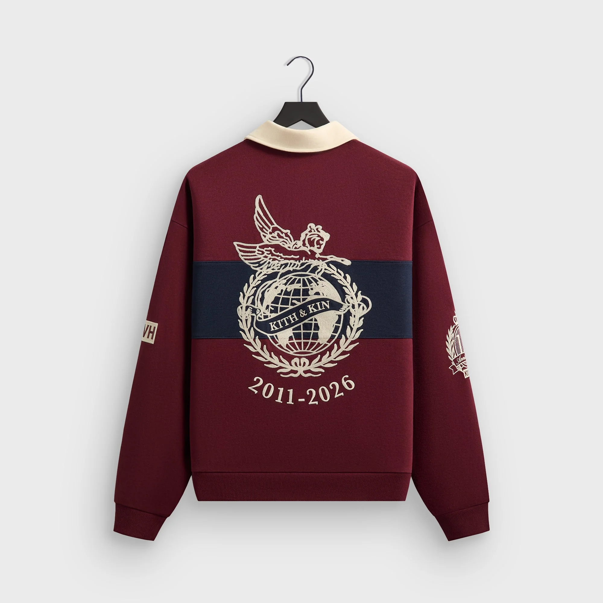 Kith Autograph Nelson Rugby Pullover - Magma - Image 4