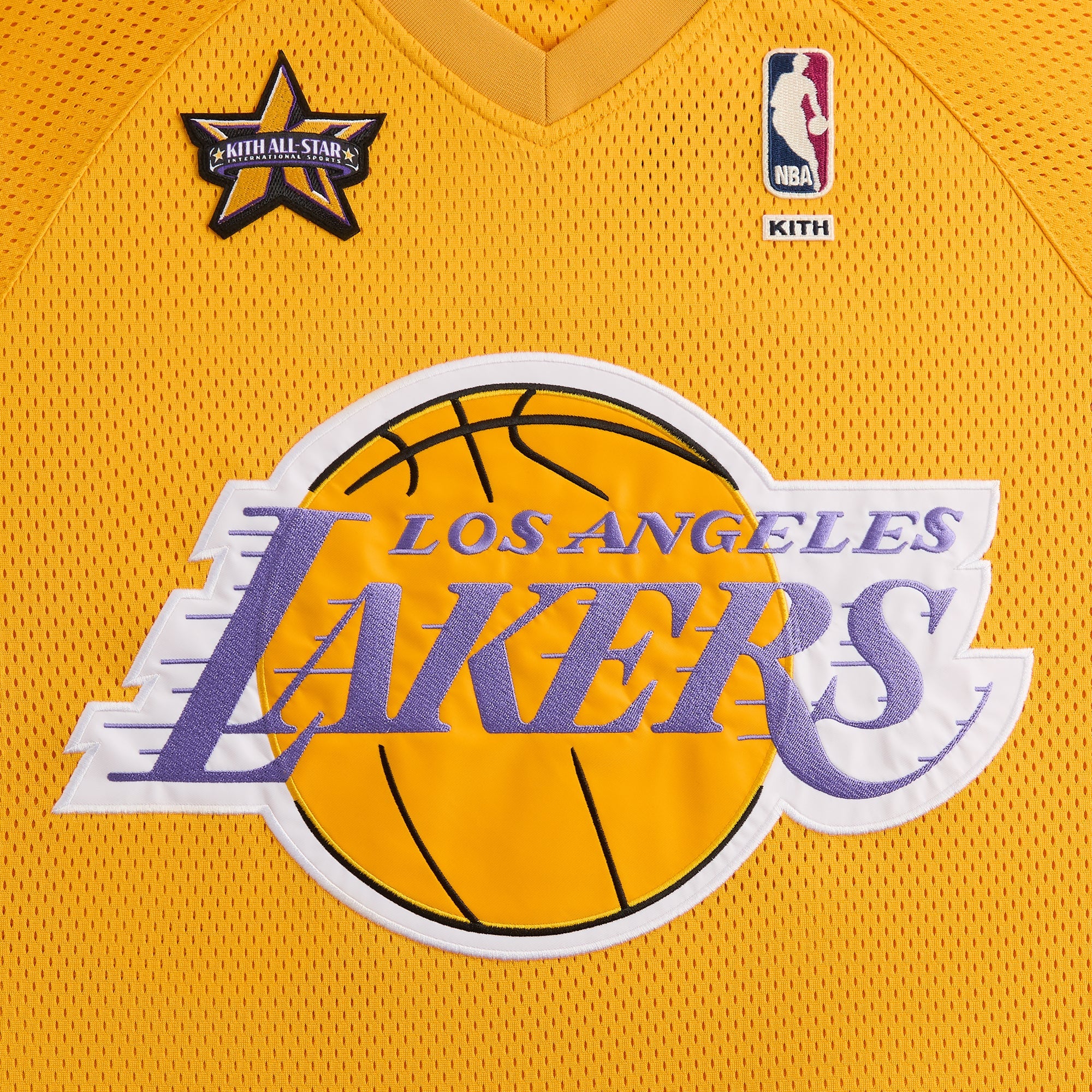 Kith for NBA All-Star Los Angeles Lakers Samuel Shirt - Marigold - Image 5