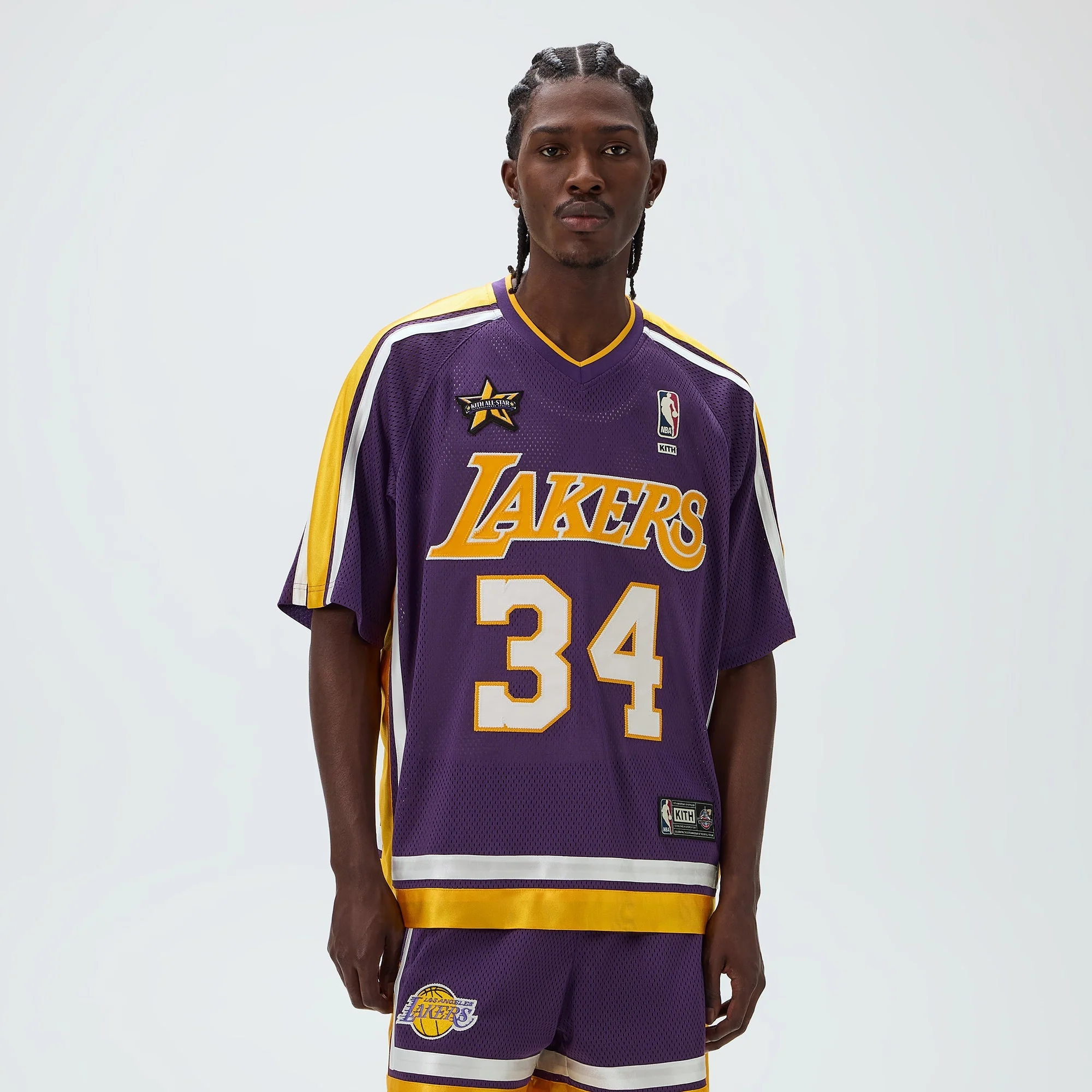 Kith for NBA All-Star Los Angeles Lakers Leon Shirt - Noble - Image 2