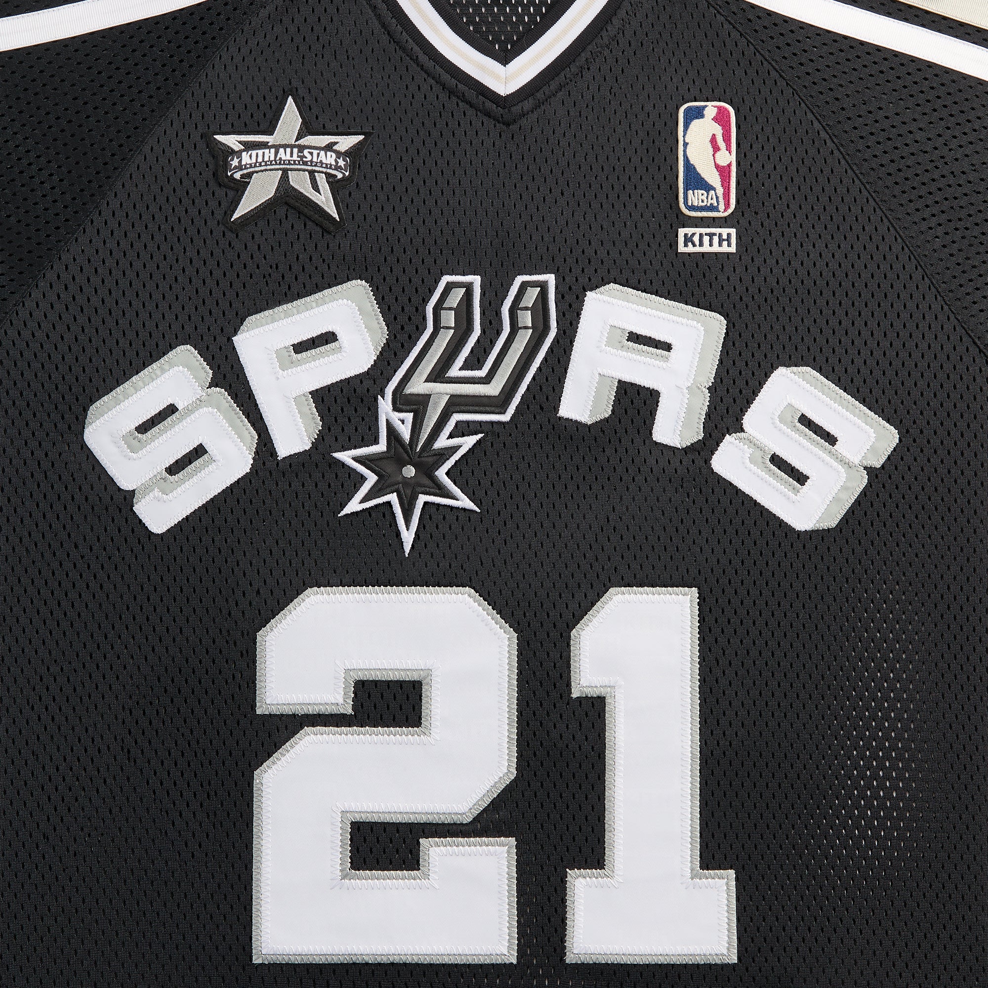 Kith for NBA All-Star San Antonio Spurs Leon Shirt - Black - Image 5