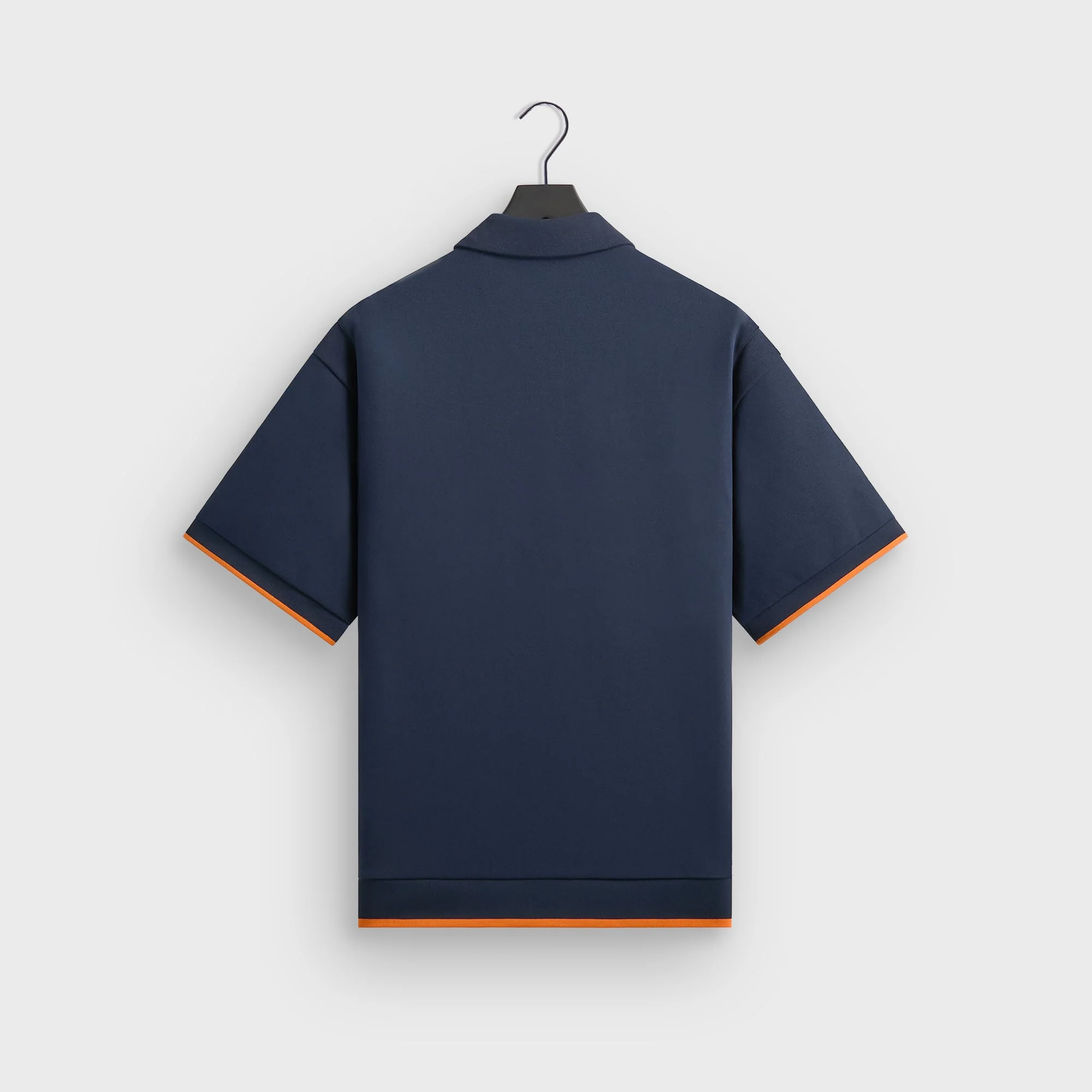 Kith for the New York Knicks Playoffs Zip Front Performance Knit Polo - Nocturnal - Image 3