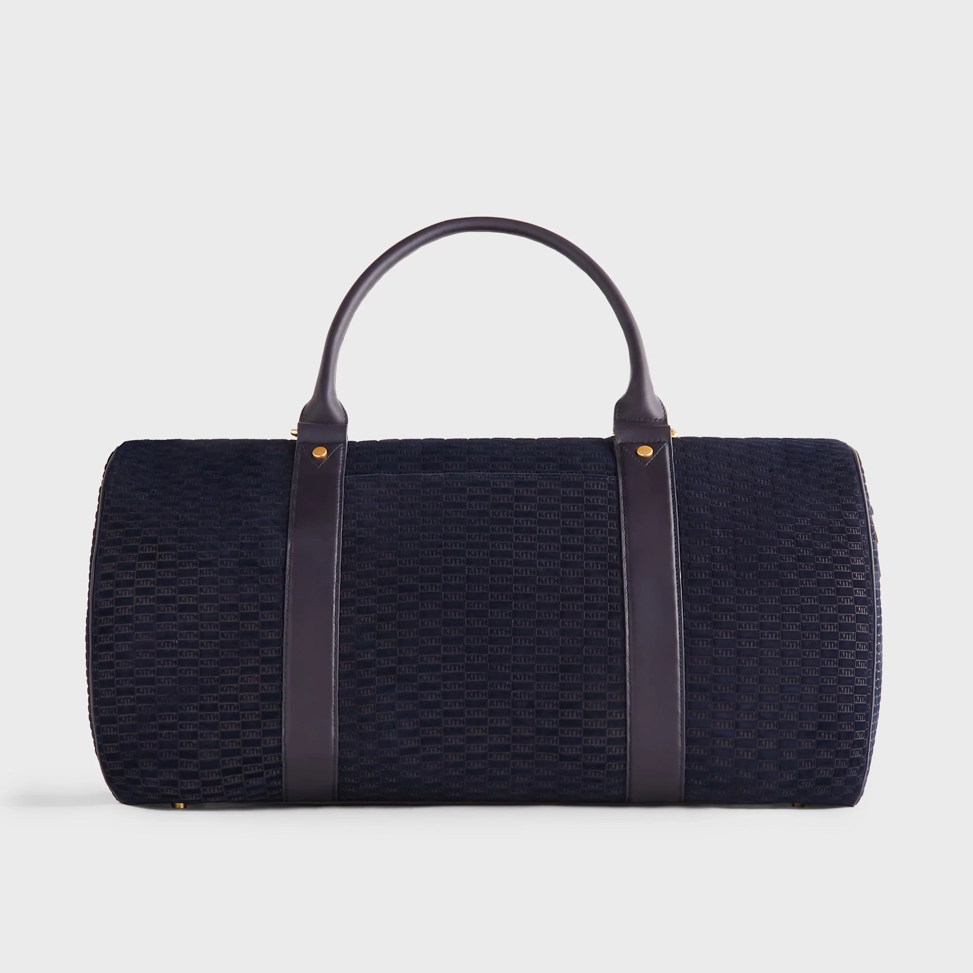 Kith Monogram Suede Traveler K55 Bag - Ink - Image 2