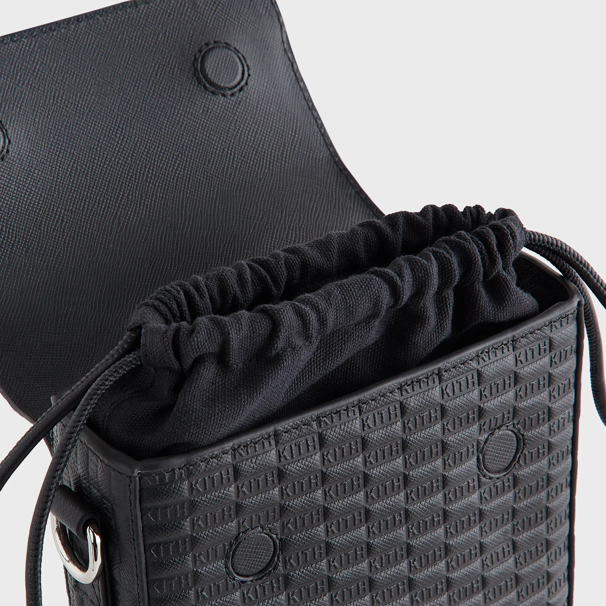 Kith Monogram Leather Explorer Pack - Black - Image 4