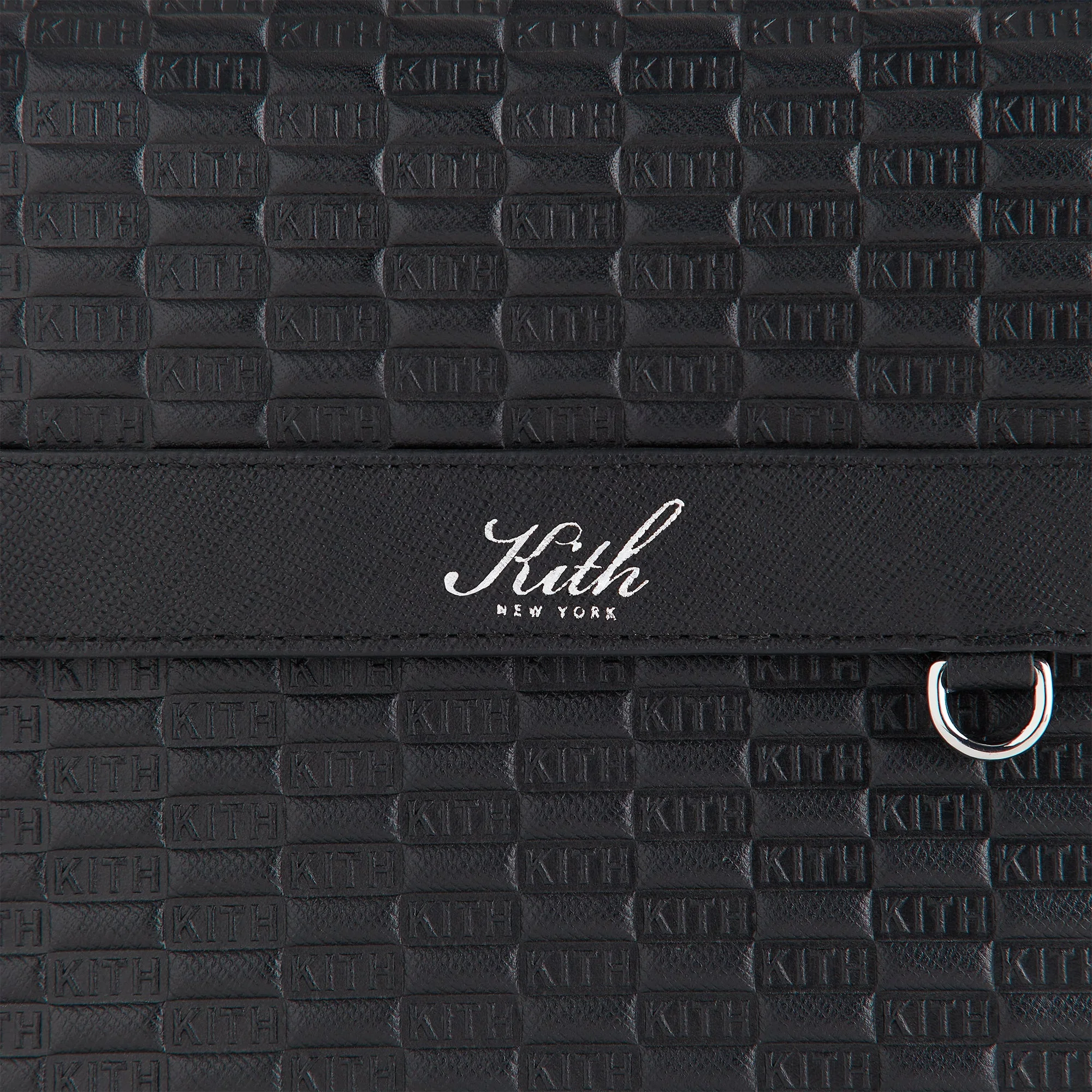 Kith Monogram Leather Explorer Pack - Black - Image 5