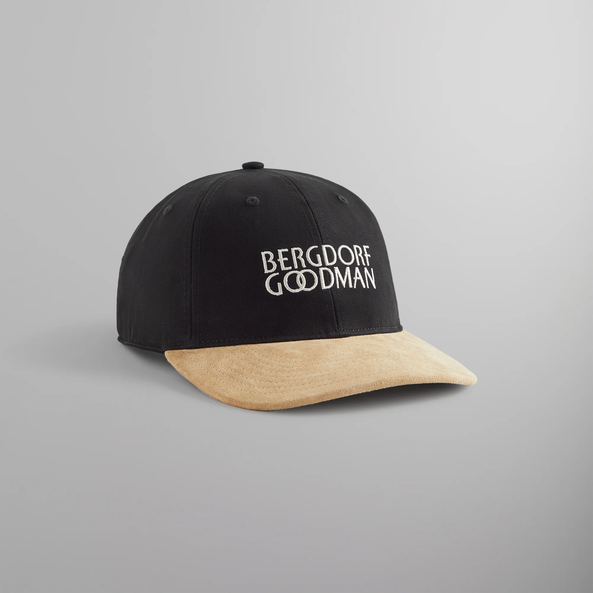 Kith for Bergdorf Goodman Brushed Cotton Cap - Black - Image 2