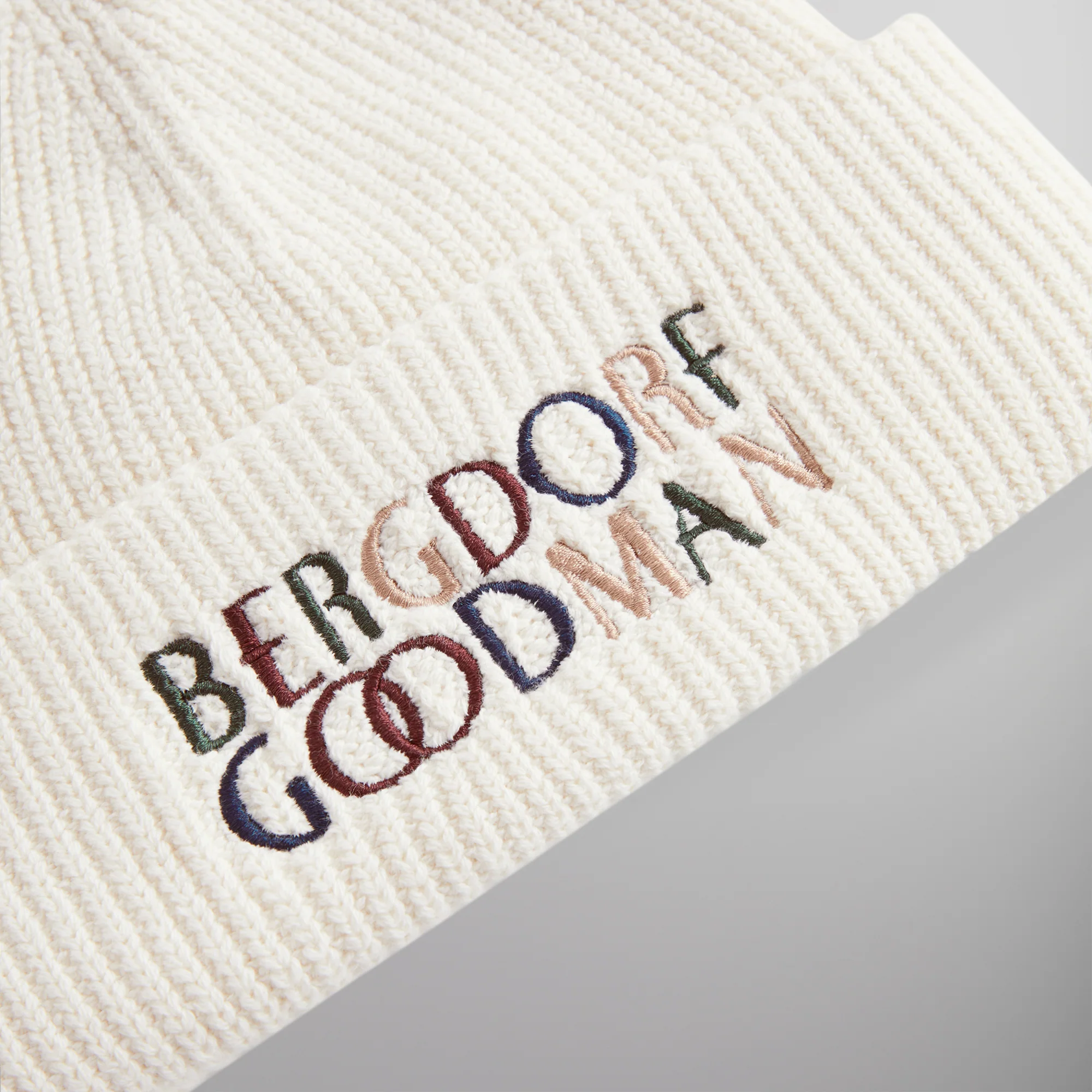 Kith for Bergdorf Goodman Mia Chunky Knit Beanie - Sandrift - Image 3