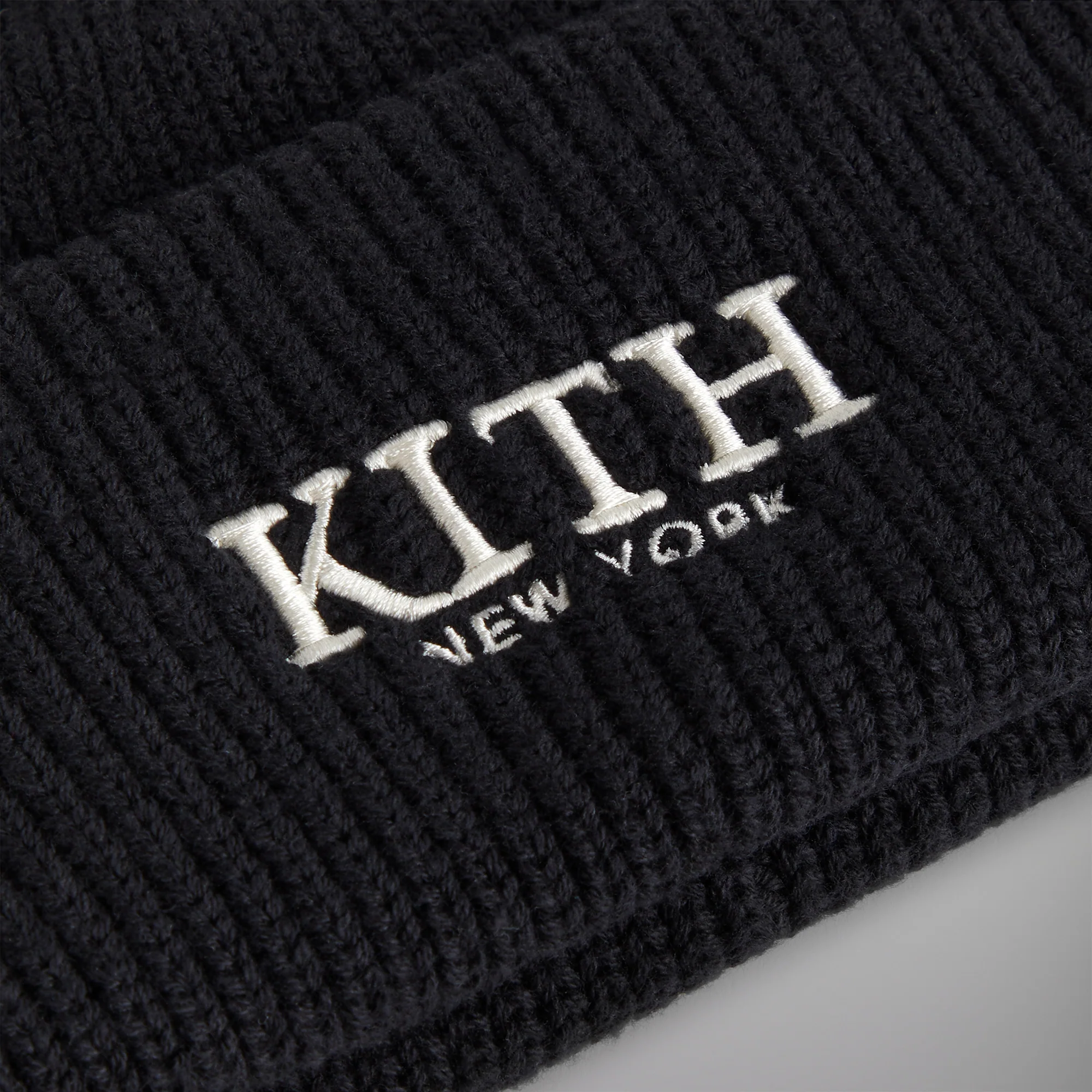 Kith Serif Mia Beanie - Black - Image 3