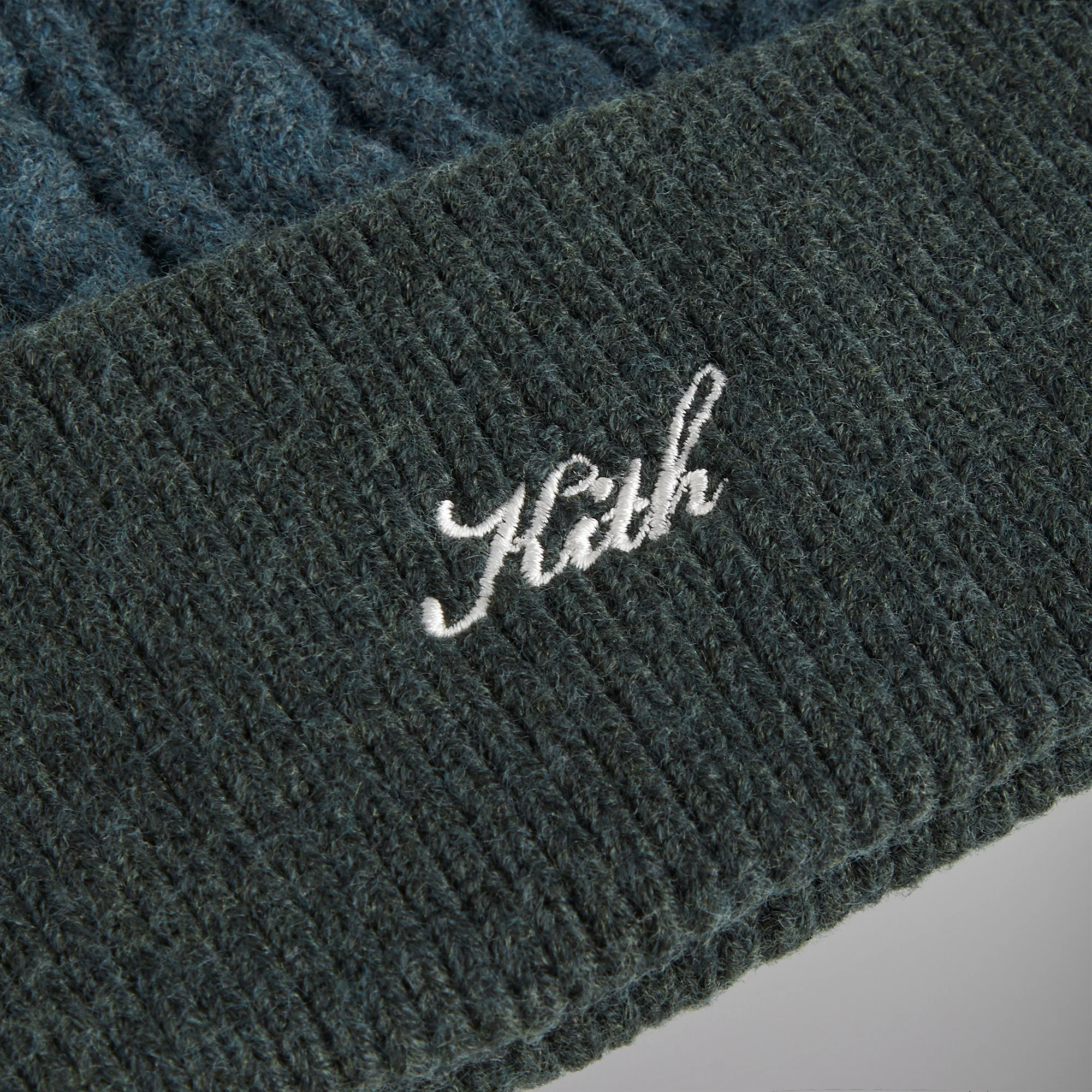 Kith Cable Knit Mia Beanie - Stadium - Image 3