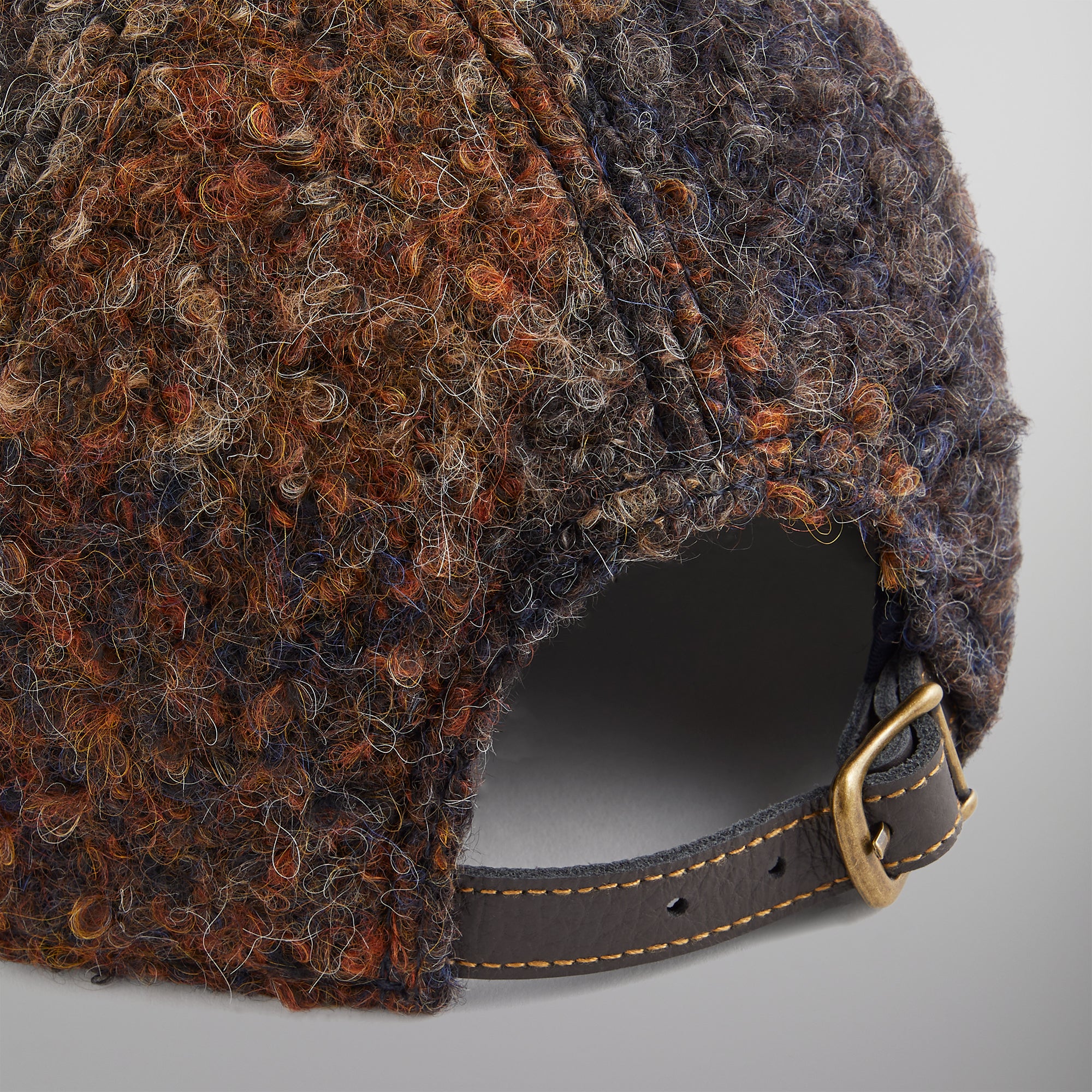 Kith Boucle Check Suede Brim Aaron Cap - Kindling - Image 6