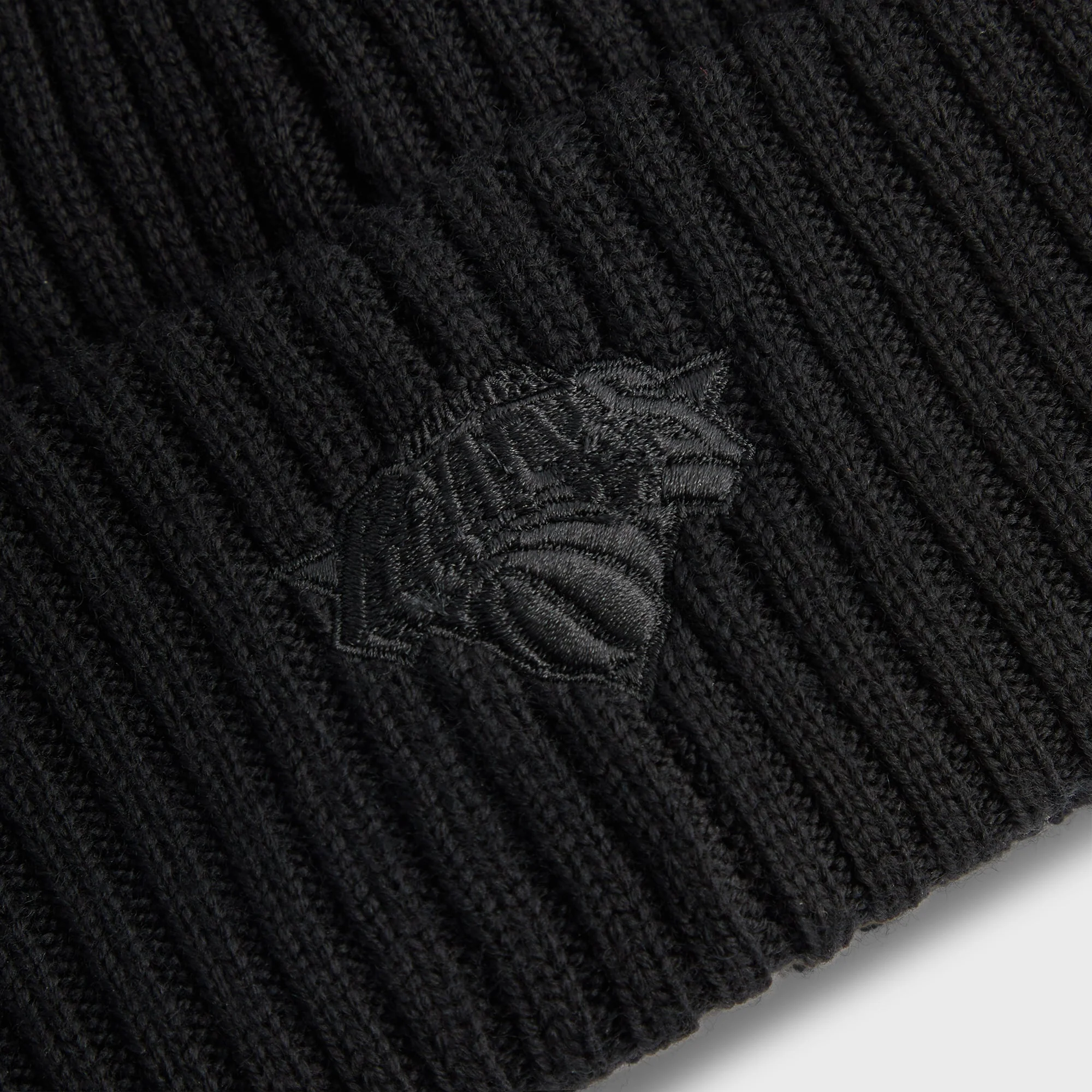 Kith for the New York Knicks Superman Logo Beanie - Black - Image 4