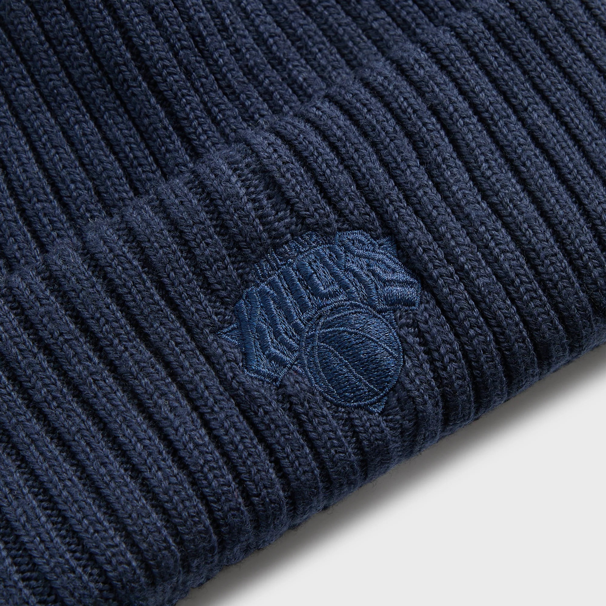 Kith for the New York Knicks Superman Logo Beanie - Nocturnal - Image 5