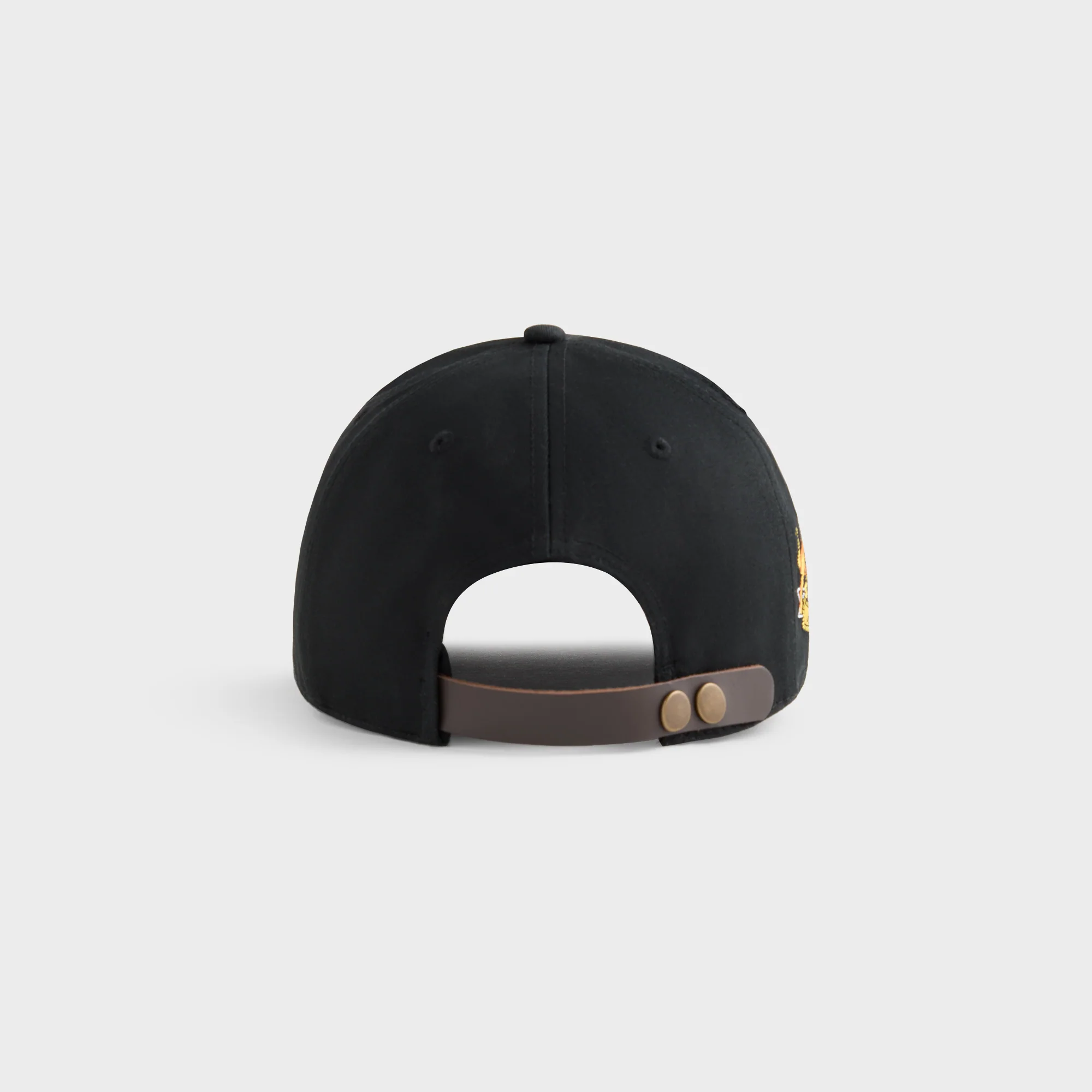 Kith Greenwich Two-Button Twill Classic Cap - Black - Image 3