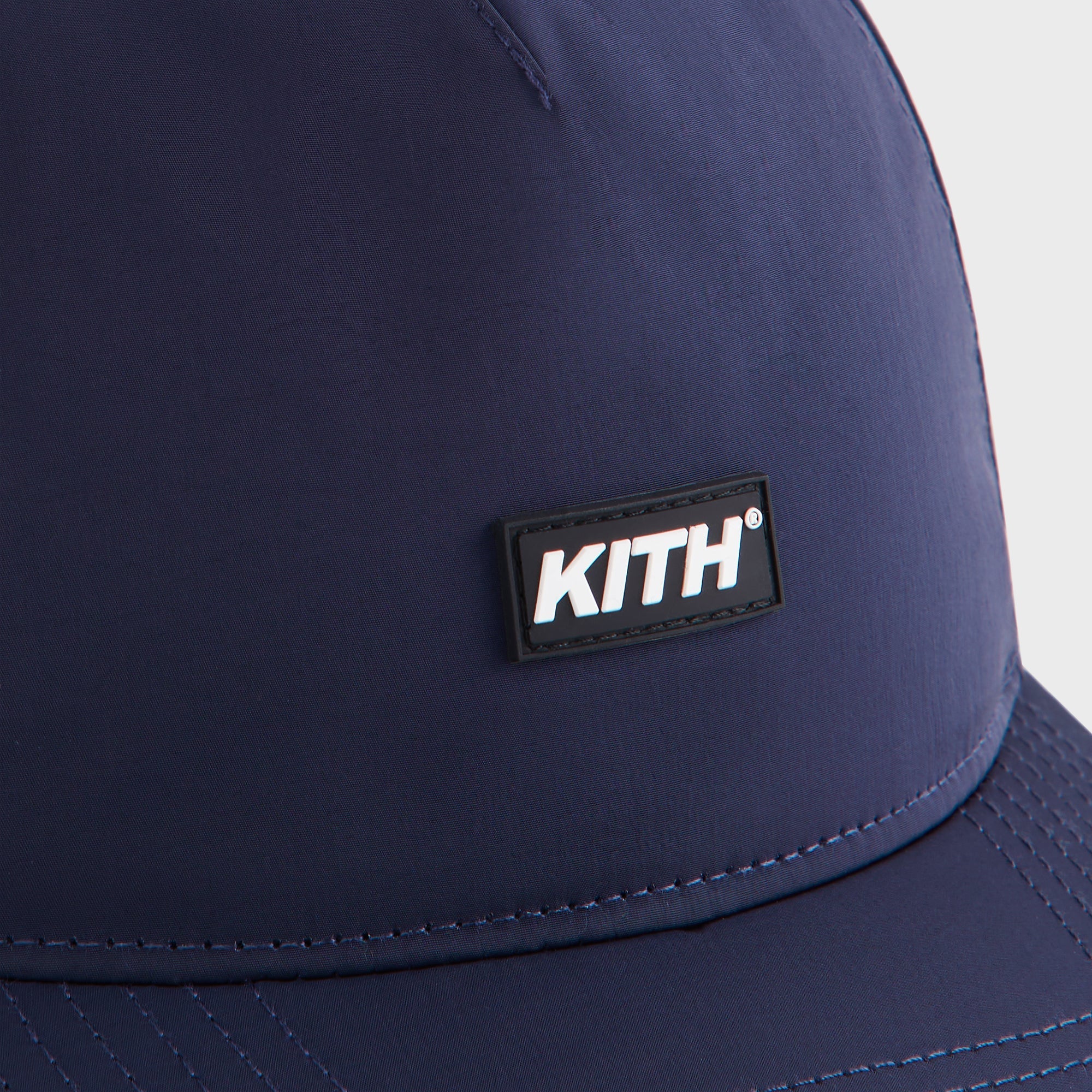 Kith Wrinkle Nylon Bay Low Pinch Crown Snapback - Nocturnal - Image 5