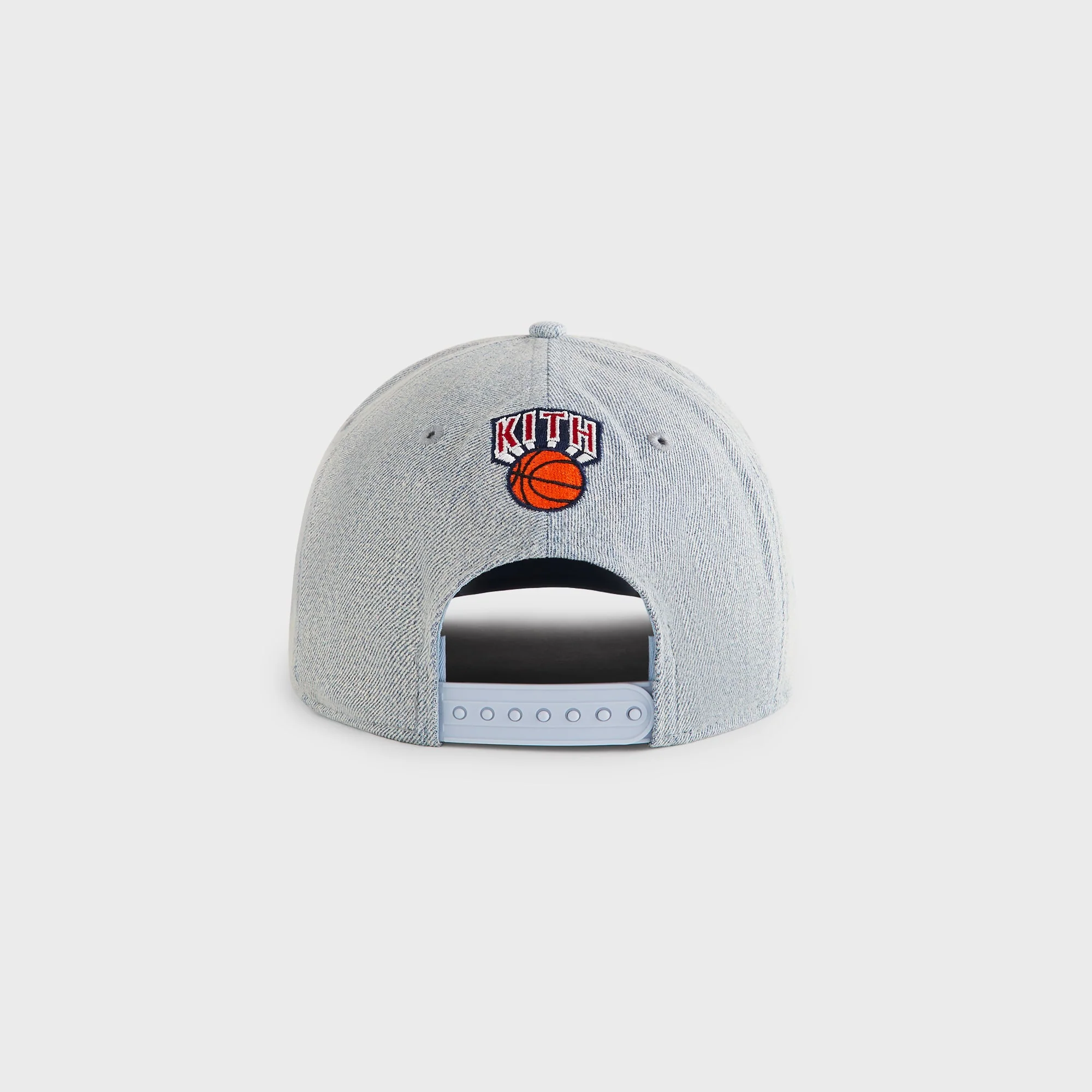 Kith & New Era for the New York Knicks Denim 9Forty M Crown Snapback - Mid Indigo - Image 3