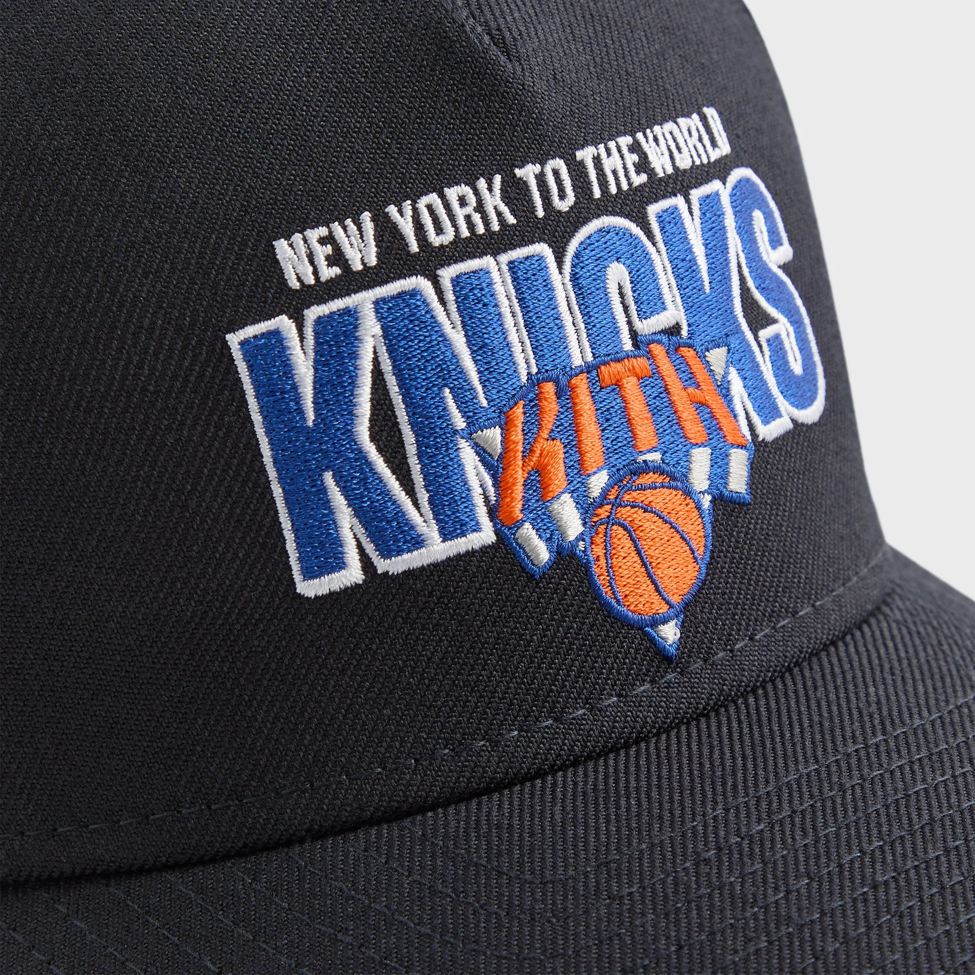 Kith & New Era for the New York Knicks Wool 9FORTY M Crown Snapback - Nocturnal - Image 5