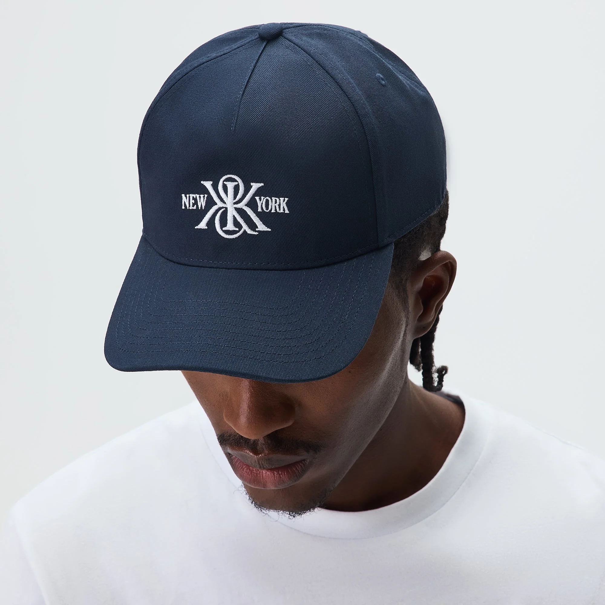 Kith K&K New York Twill Bay Low Pinch Crown Snapback - Nocturnal - Image 2