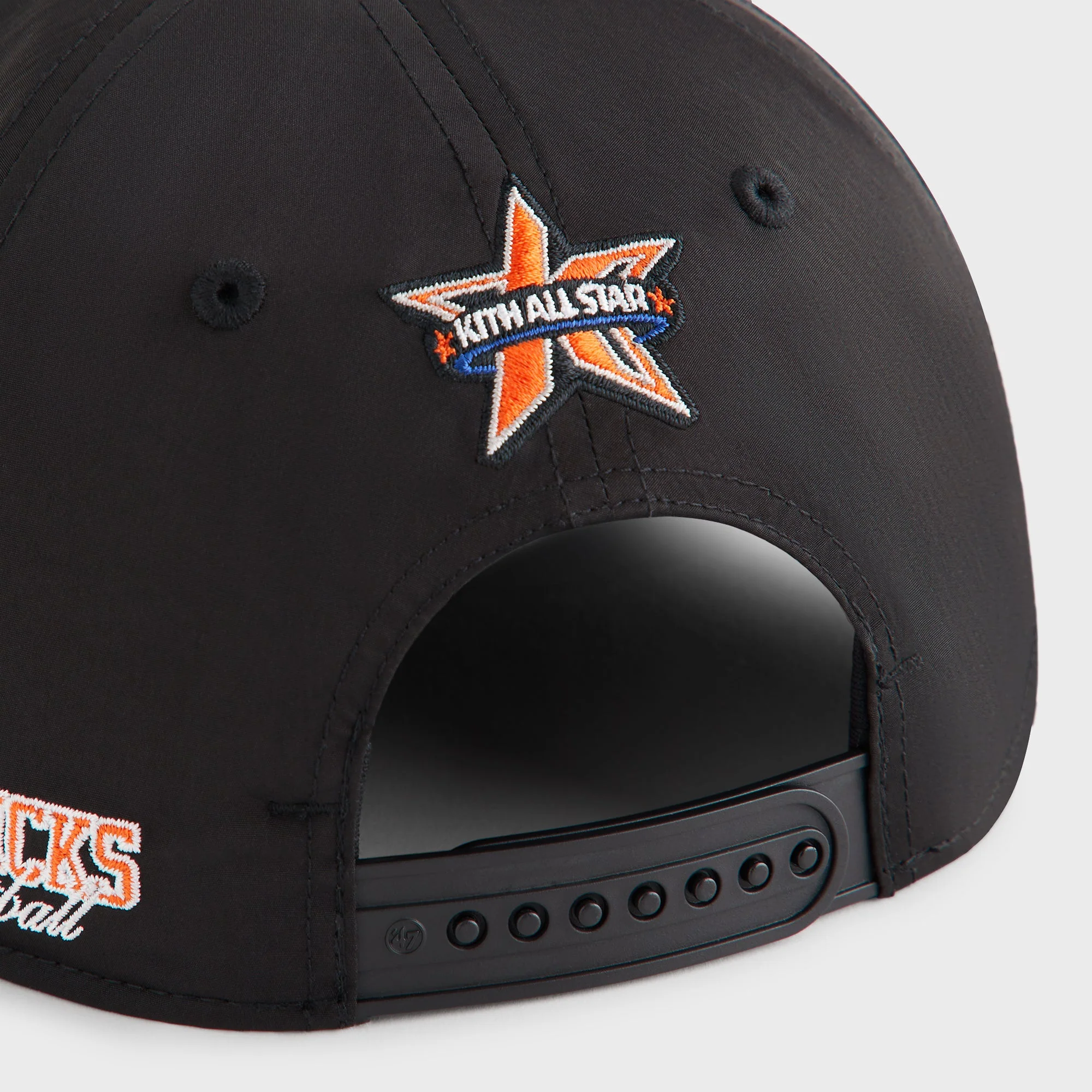 Kith & '47 for NBA All-Star New York Knicks SL Hitch Snapback - Black - Image 8