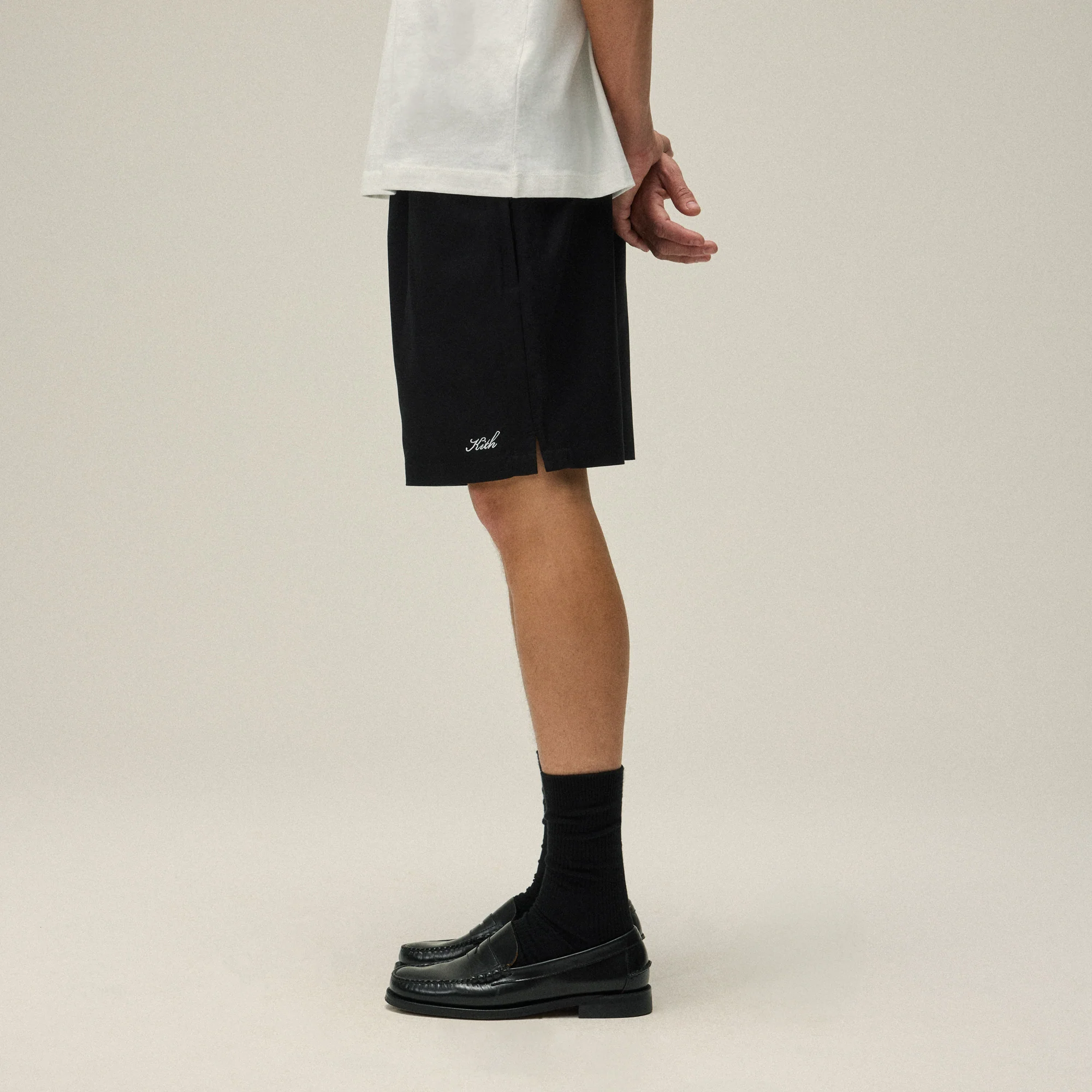 Kith Twill Collins Swim Short - Black - Image 3