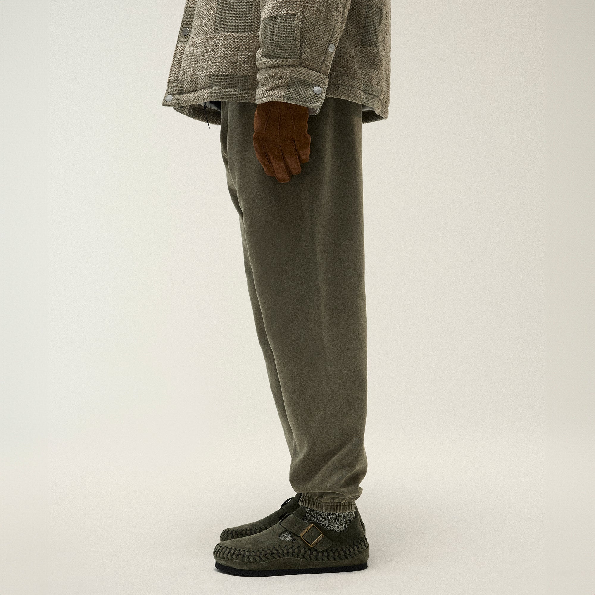 Kith Sueded French Terry Emmons Sweatpant - Meadow - Image 3