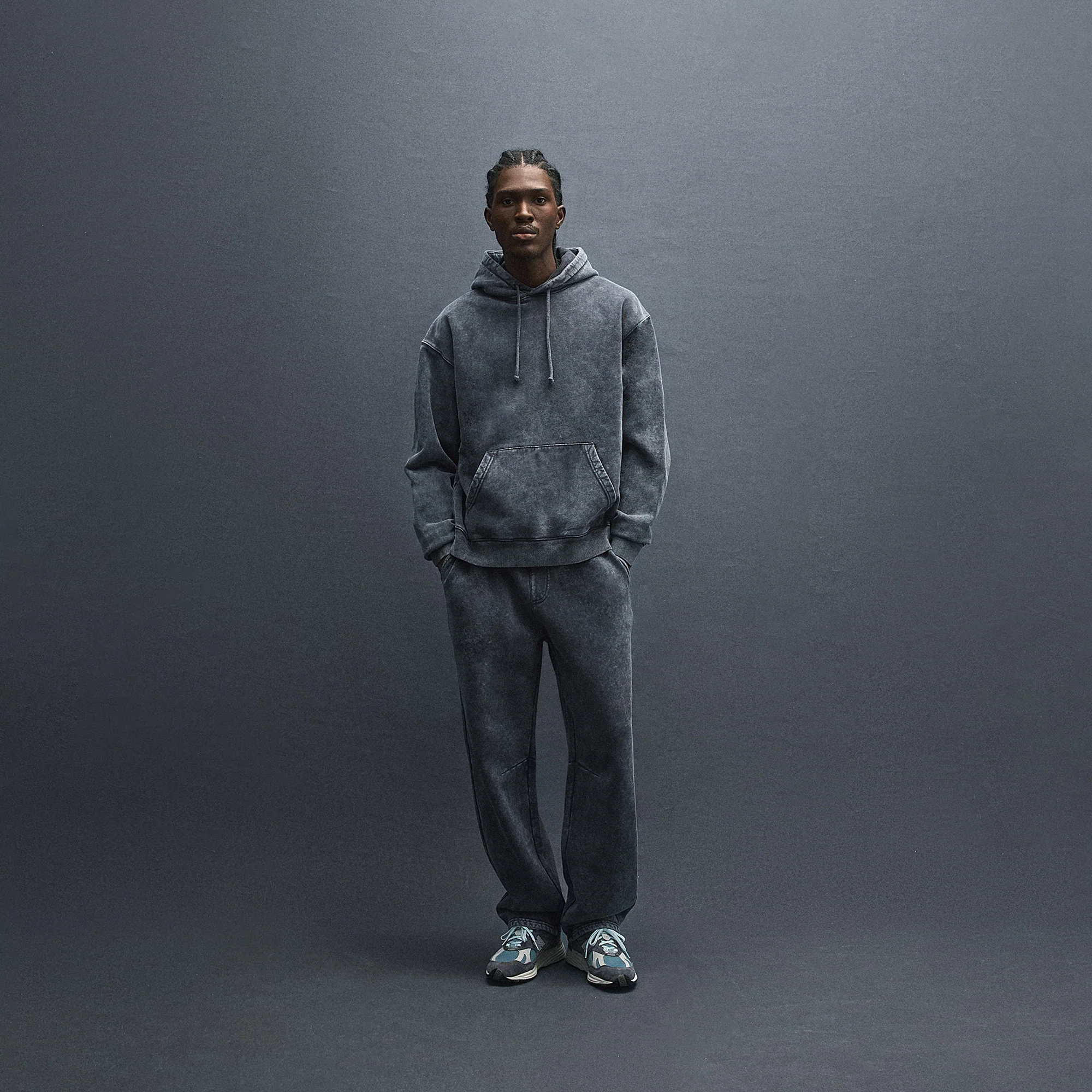 Kith 101 Sueded Fleece Elmhurst Sweatpant - Nightfall PH - Image 2