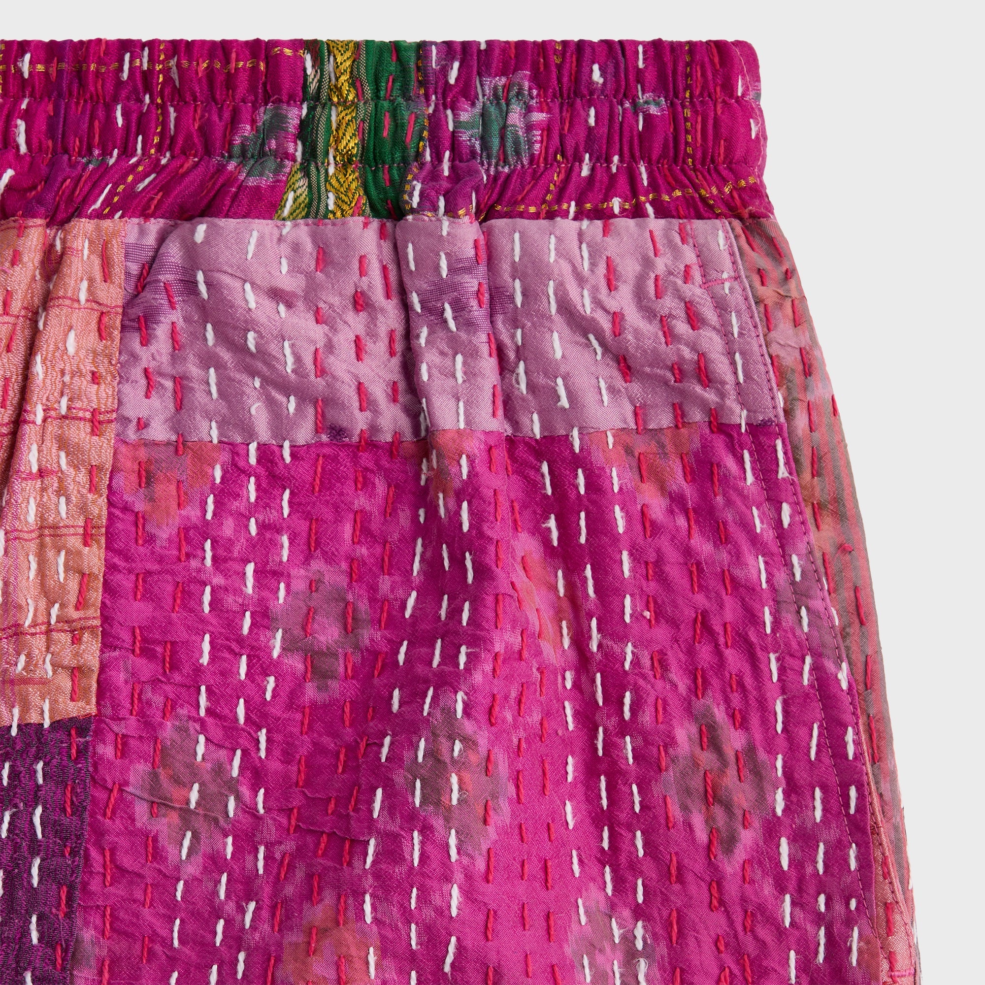 &Kin Tal Patchwork Short - Pink / Multi - Image 4