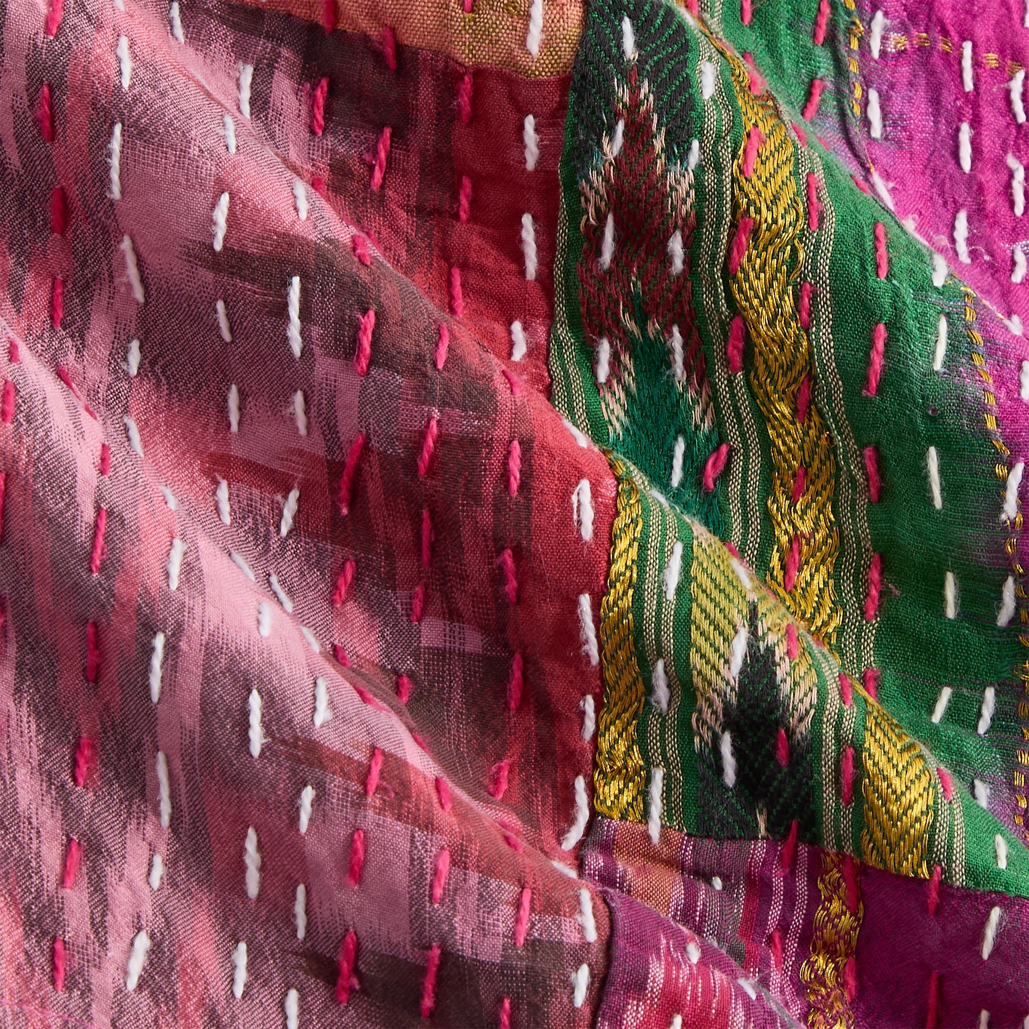 &Kin Tal Patchwork Short - Pink / Multi - Image 5