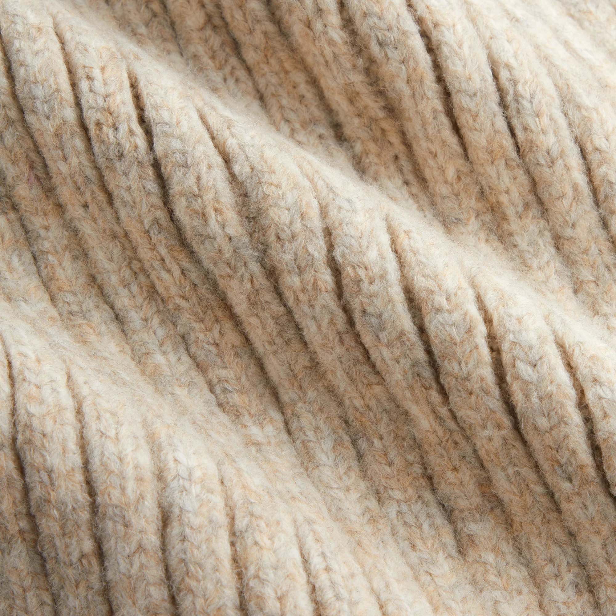 Kith Chunky Rib Knit Scarf - Sediment - Image 5