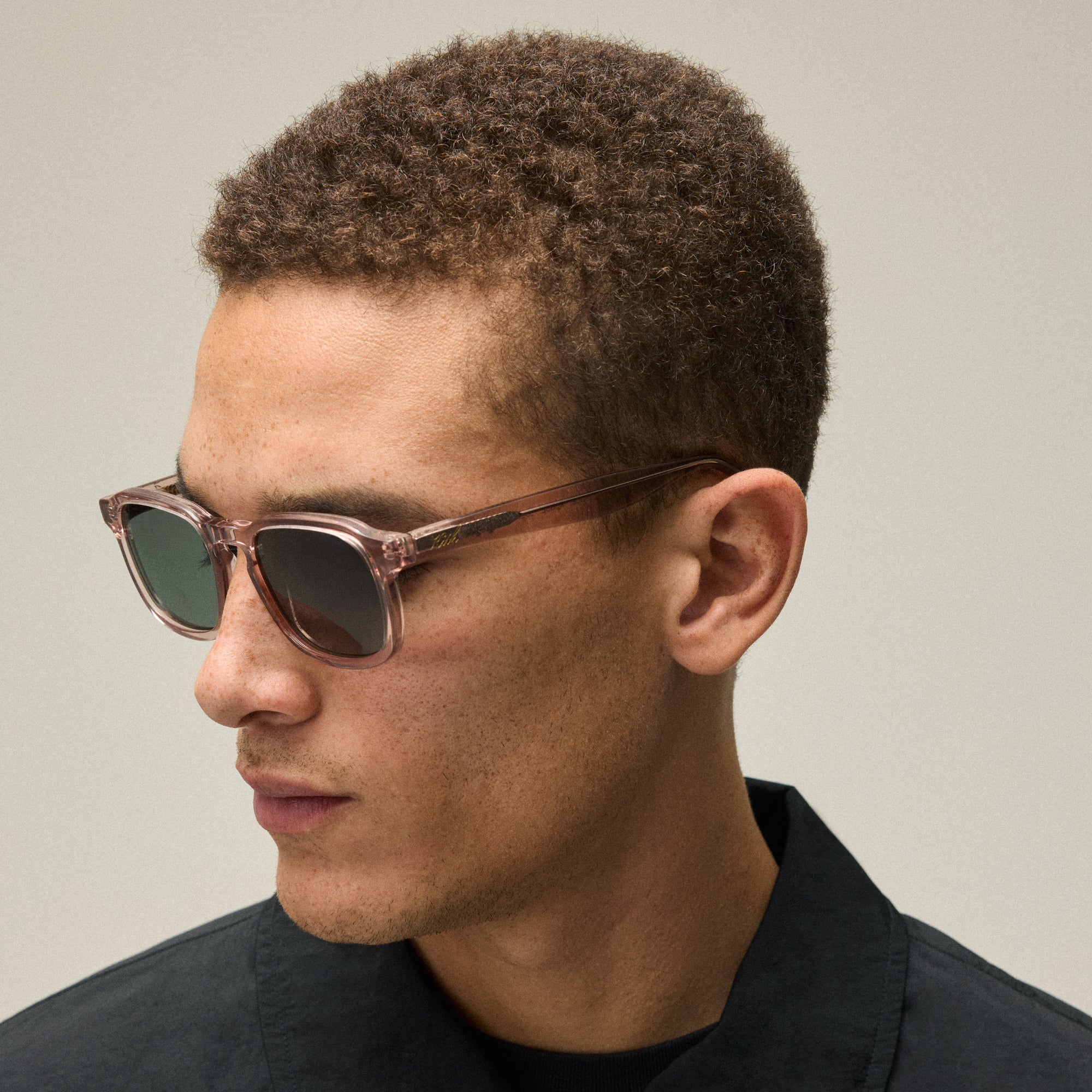 Kith Napeague Sunglasses - Honey Crystal / Grey - Image 2