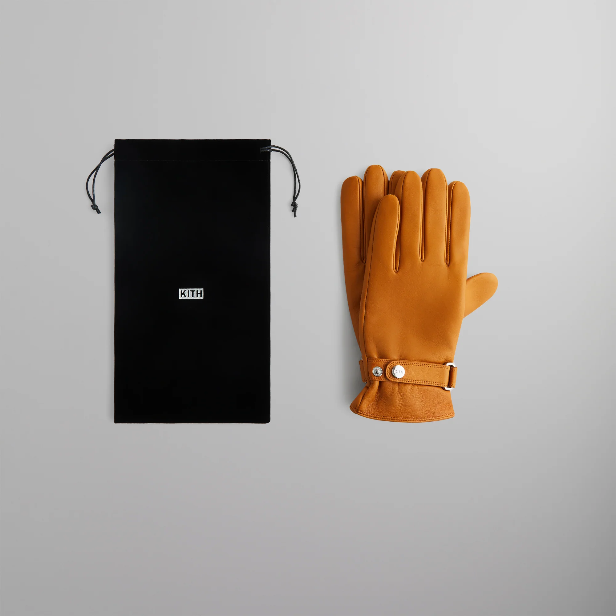 Kith Manhattan Leather Gloves - Desert - Image 2