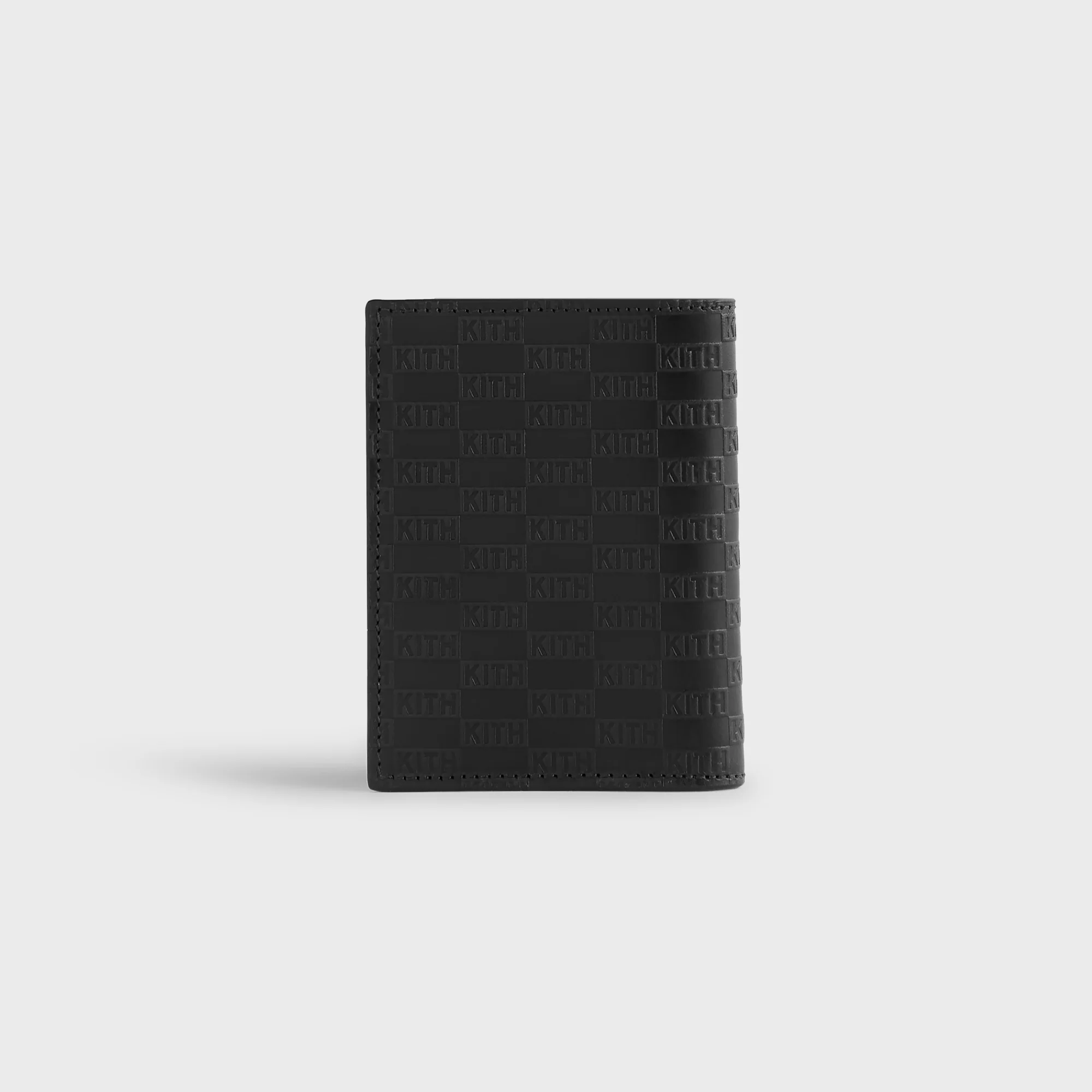 Kith Monogram Leather Bi-Fold Wallet - Black - Image 2