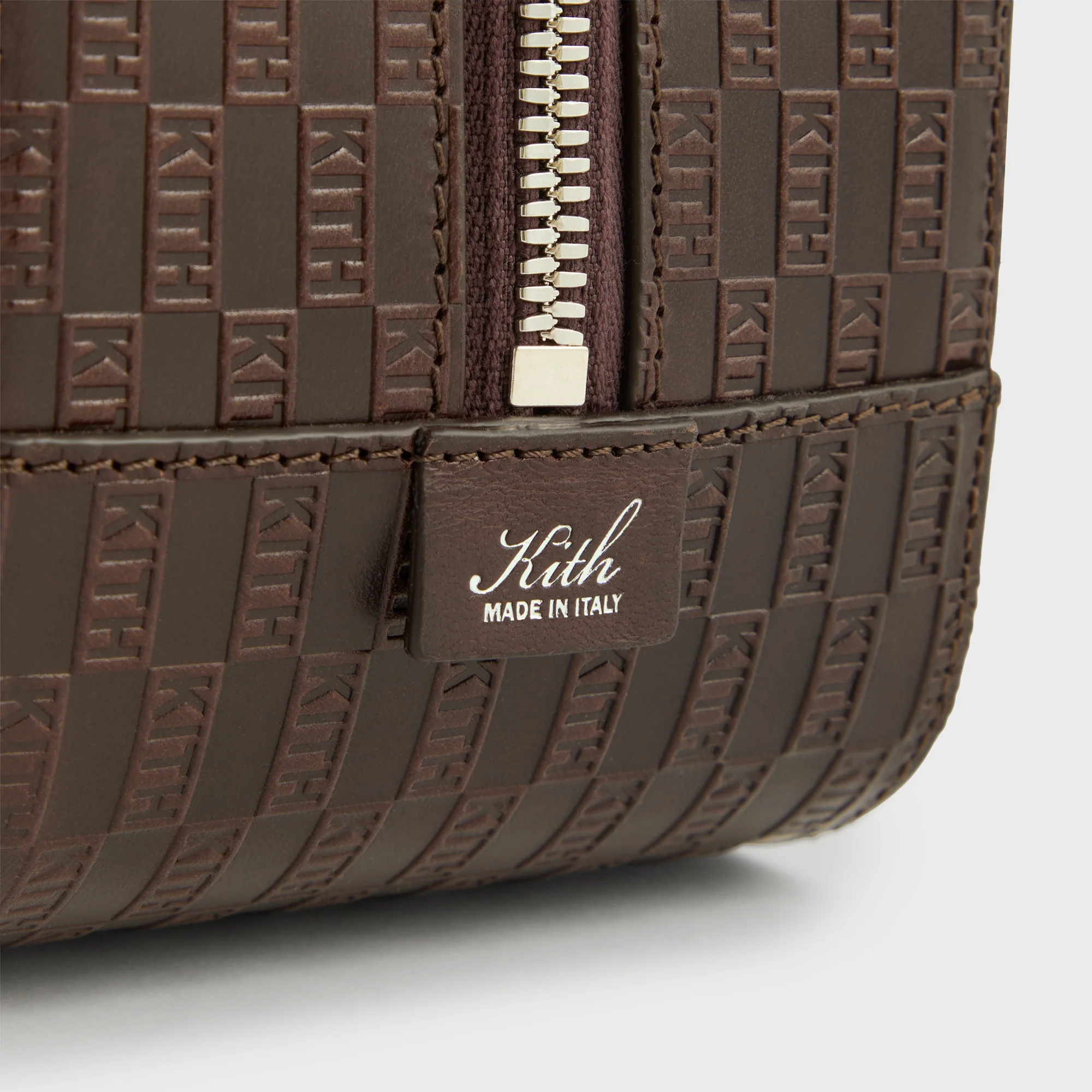 Kith Monogram Leather Dopp Kit - Incognito - Image 3