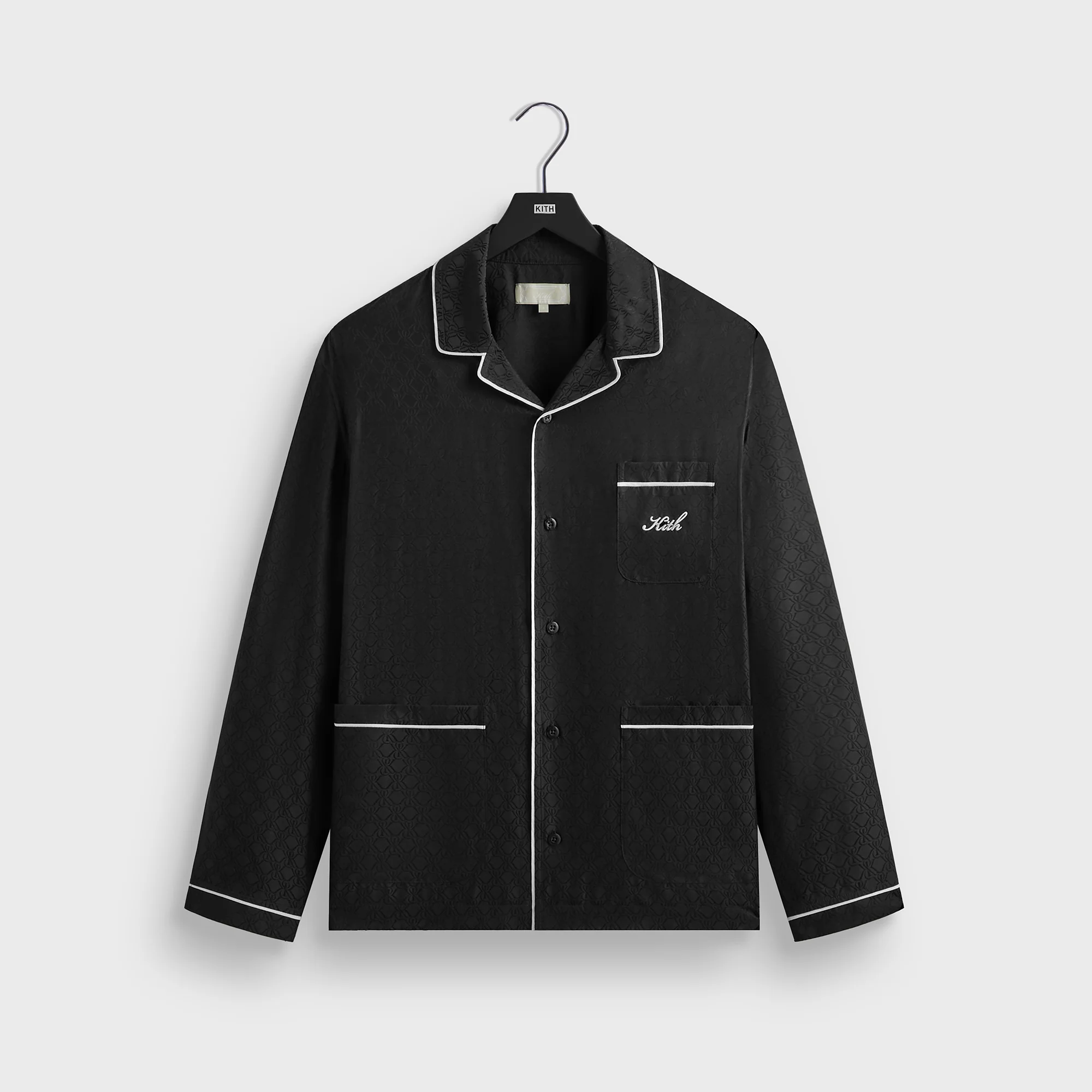 Kith Crest Monogram Pajama Set - Black - Image 2