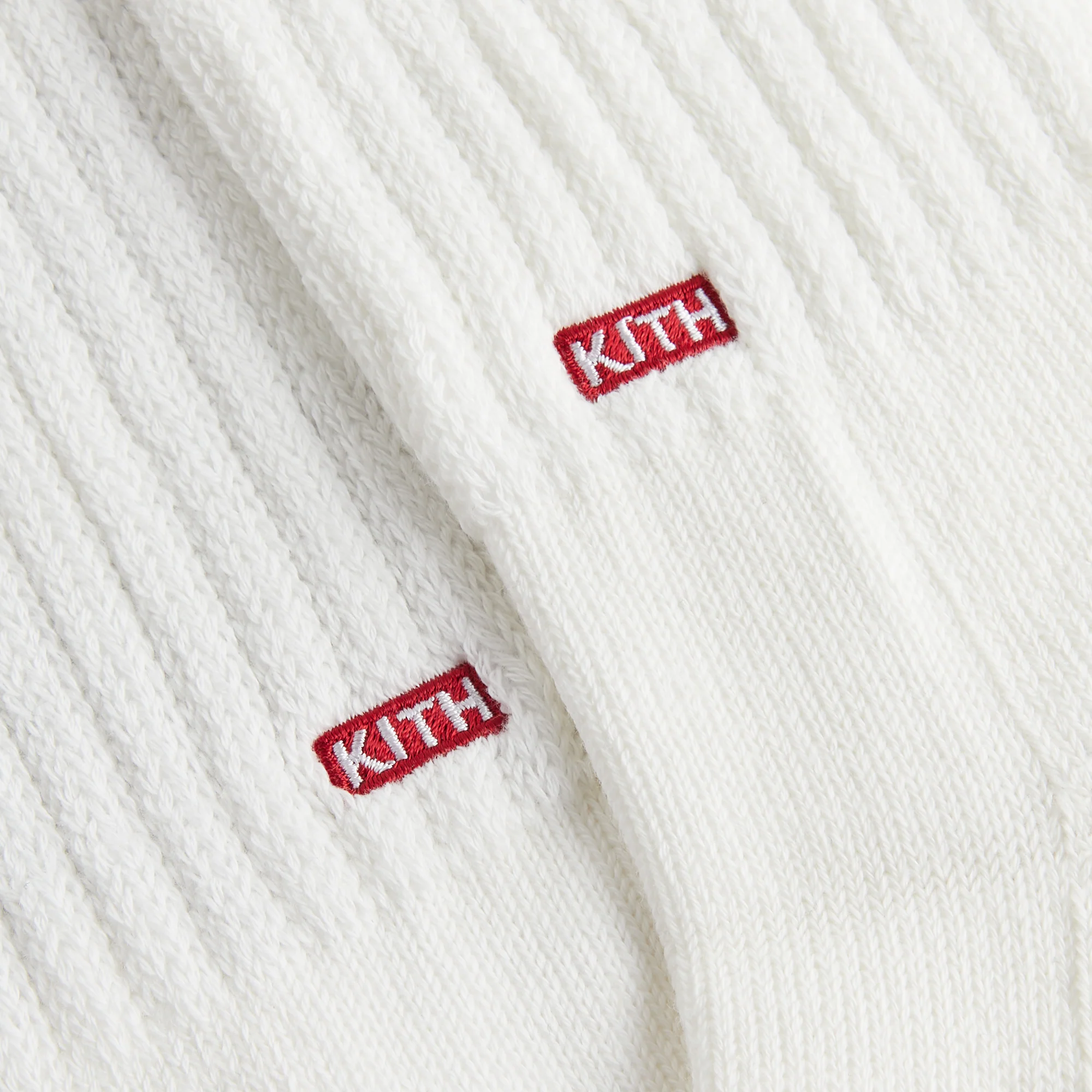 Kith 3-Pack Chunky Crew Socks - Silk - Image 3