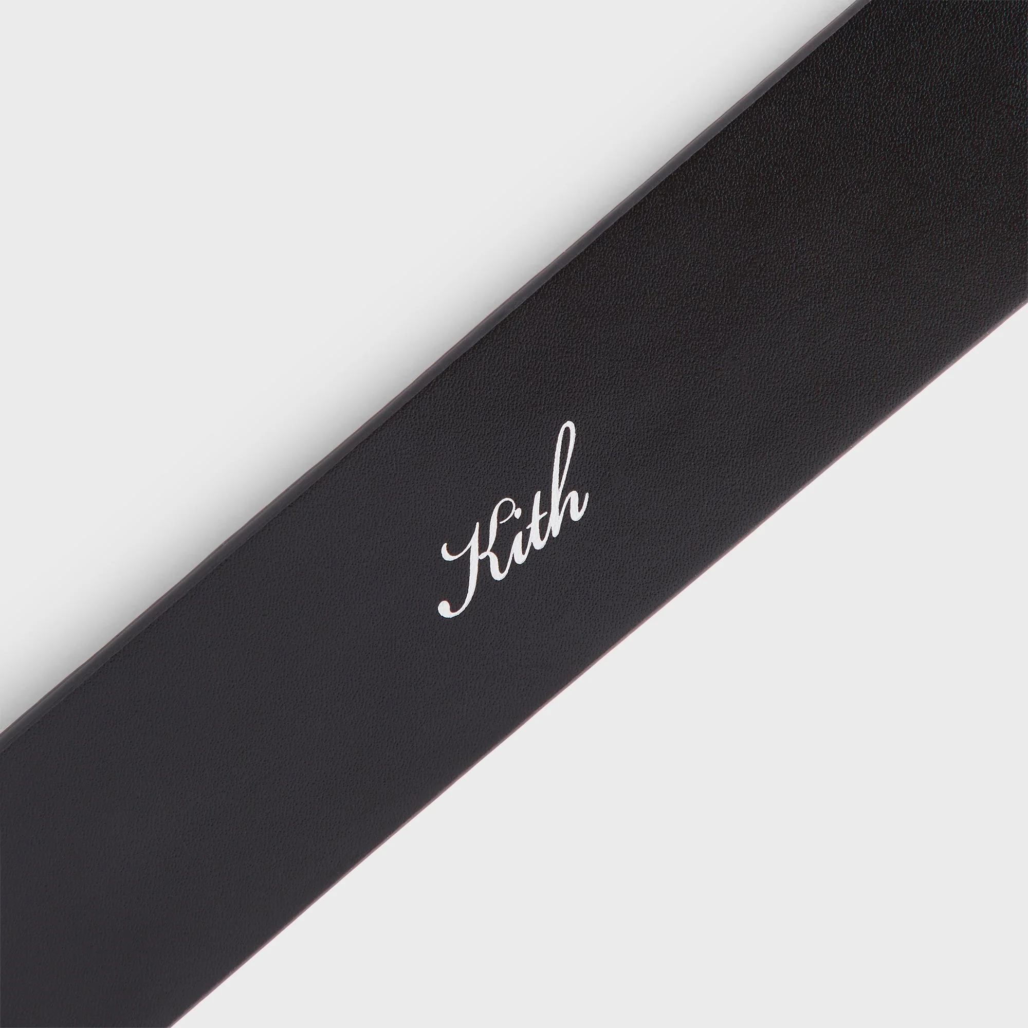 Kith Monogram Suede Leather Belt - Black - Image 4