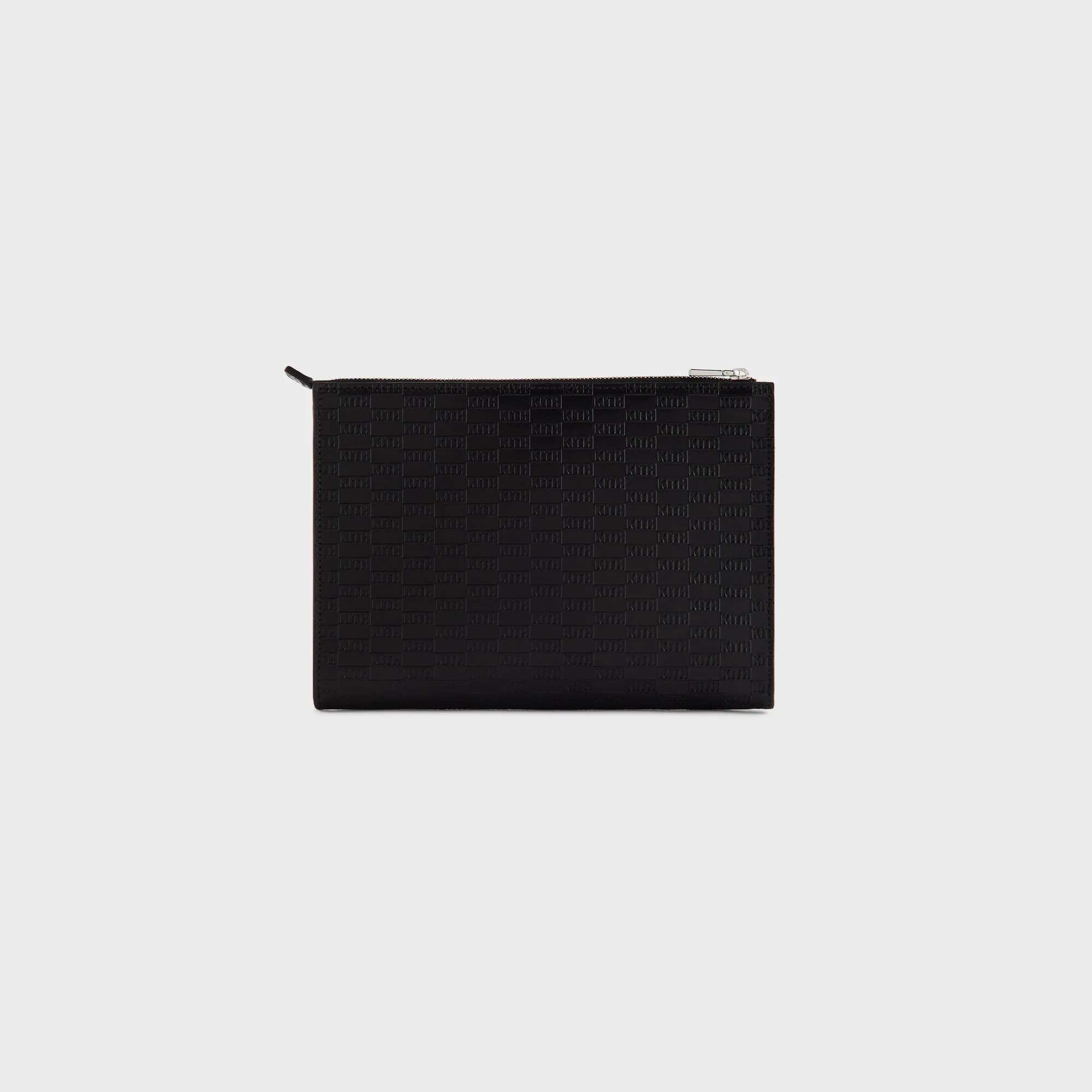 Kith Monogram Vachetta Leather Zip Pouch - Black - Image 2
