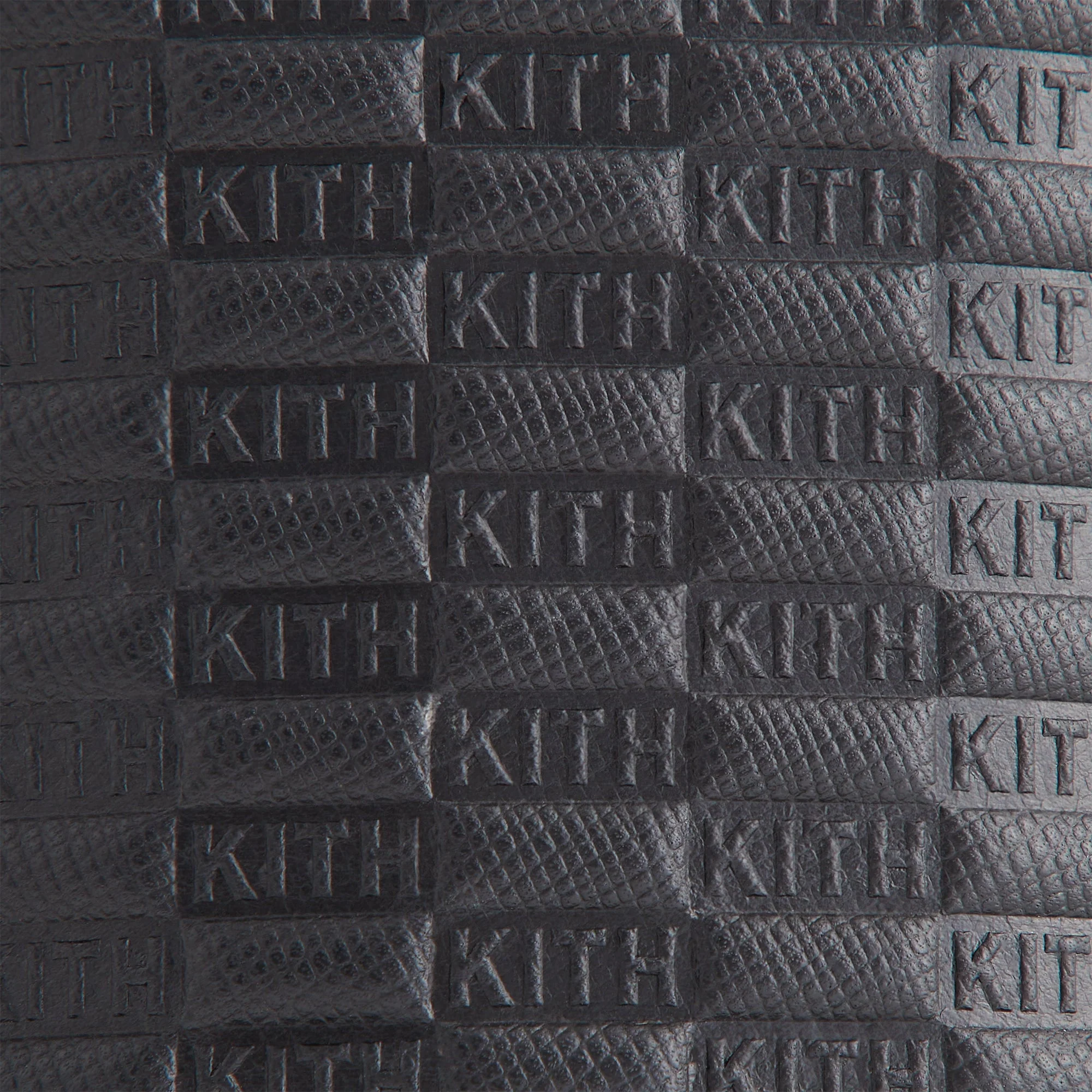 Kith Monogram Saffiano Leather Cigar Case - Black - Image 6