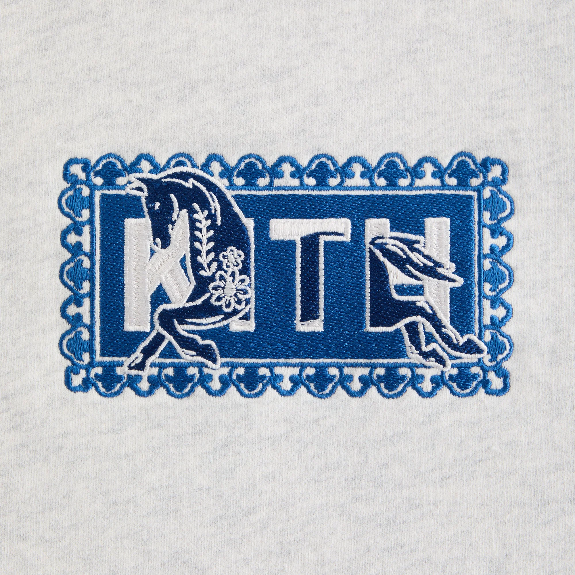 Kith Treats Year of the Horse Nelson Crewneck - Light Heather Grey - Image 2