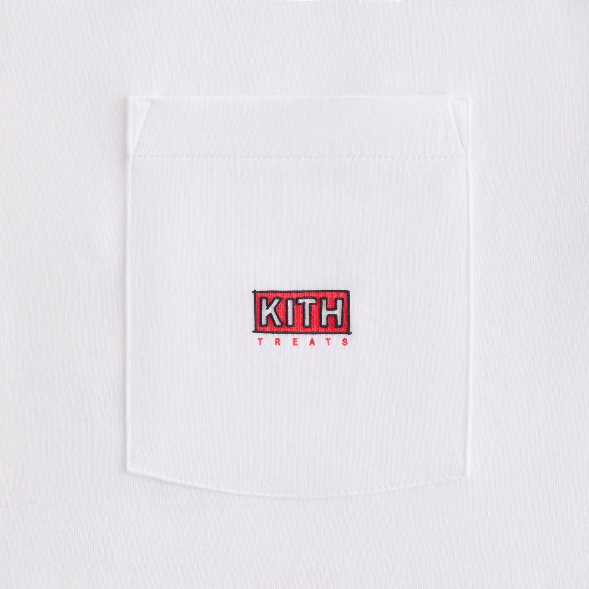 Kith Treats Finish Line Pocket Tee - White - Image 3
