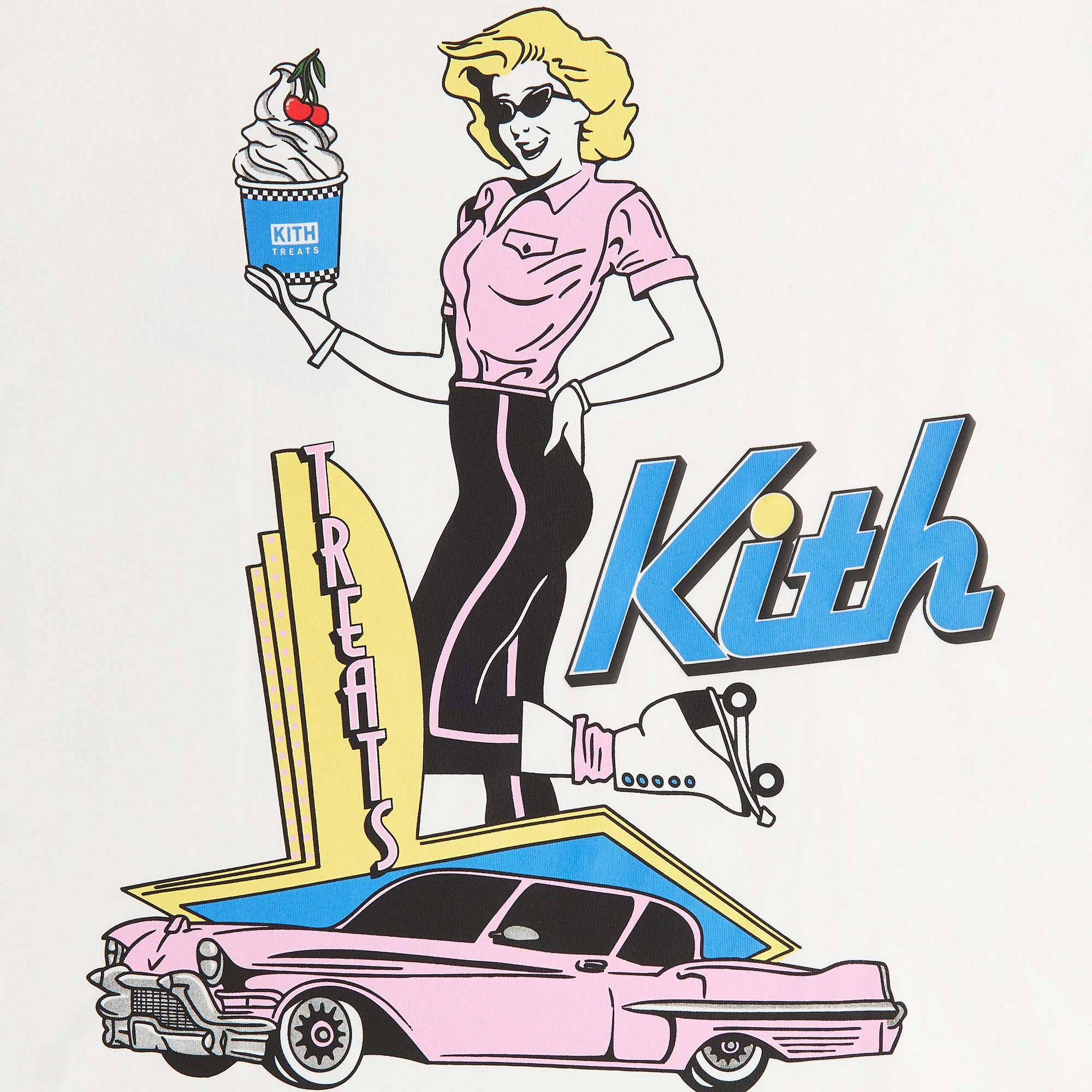 Kith Treats Diner Drive Thru Tee - White - Image 4