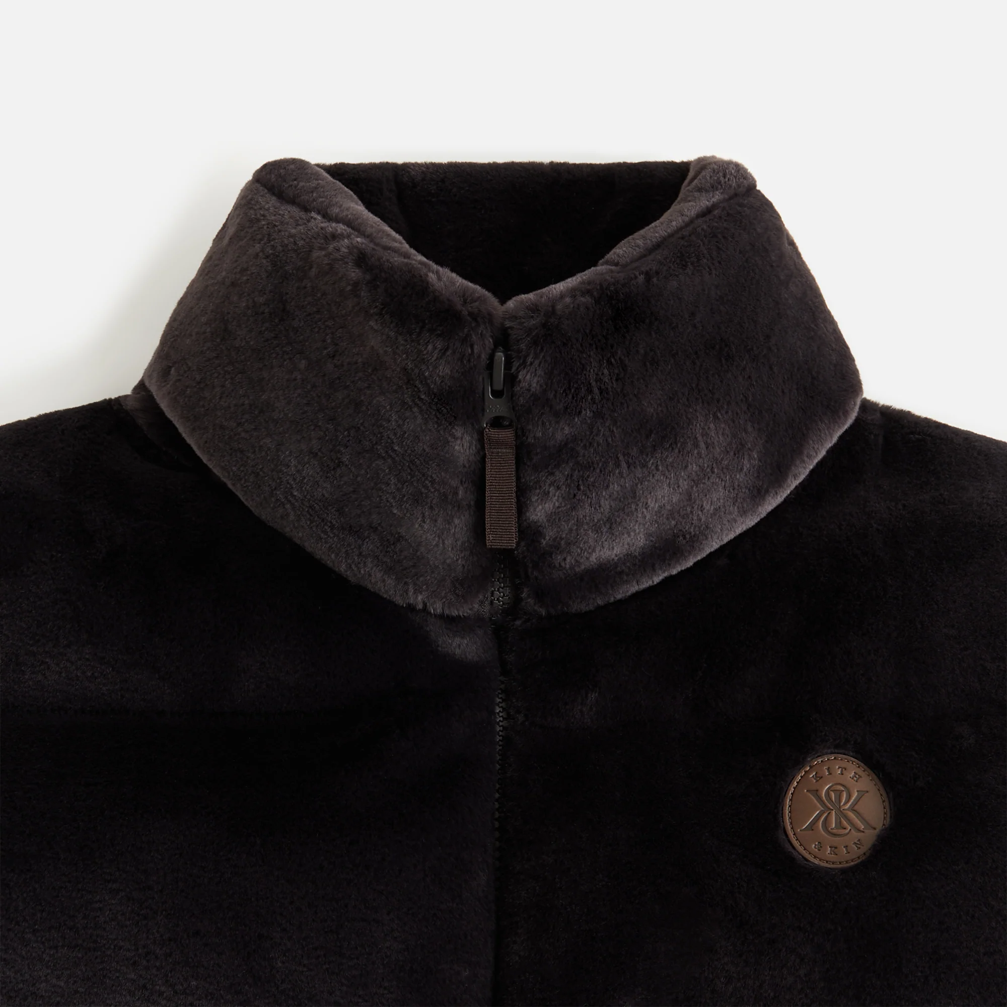 Kith Women Wynne Teddy Fur Puffer - Incognito - Image 4