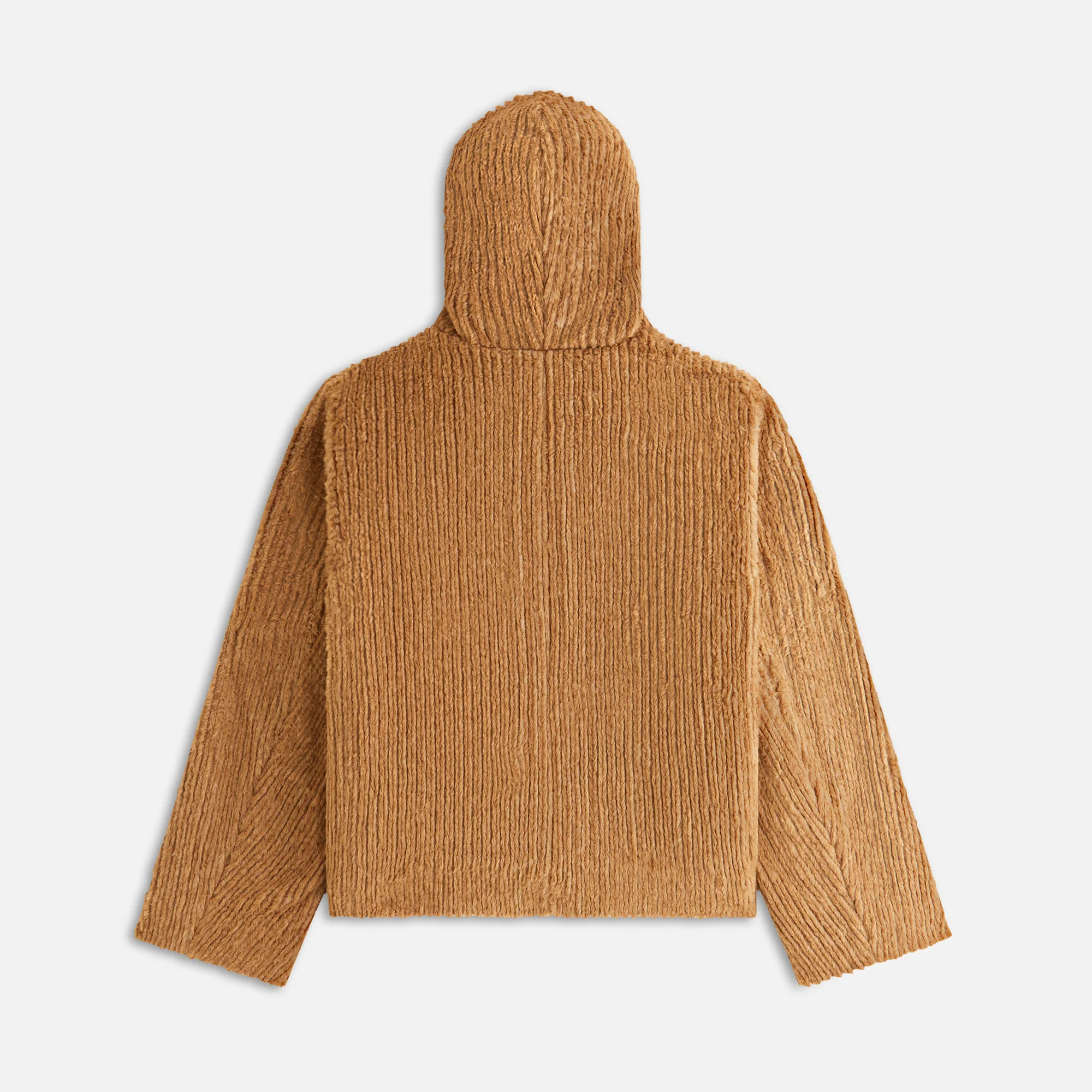 Kith Women Harlyn Hooded Fur Jacket - Millet - Image 4