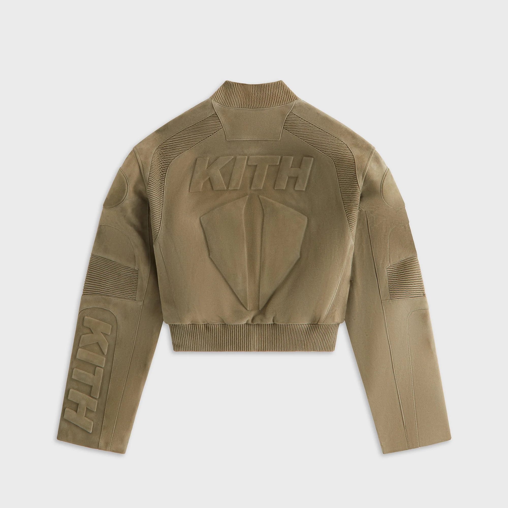 Kith Women Varen Suede Moto Bomber Jacket - Scene - Image 3