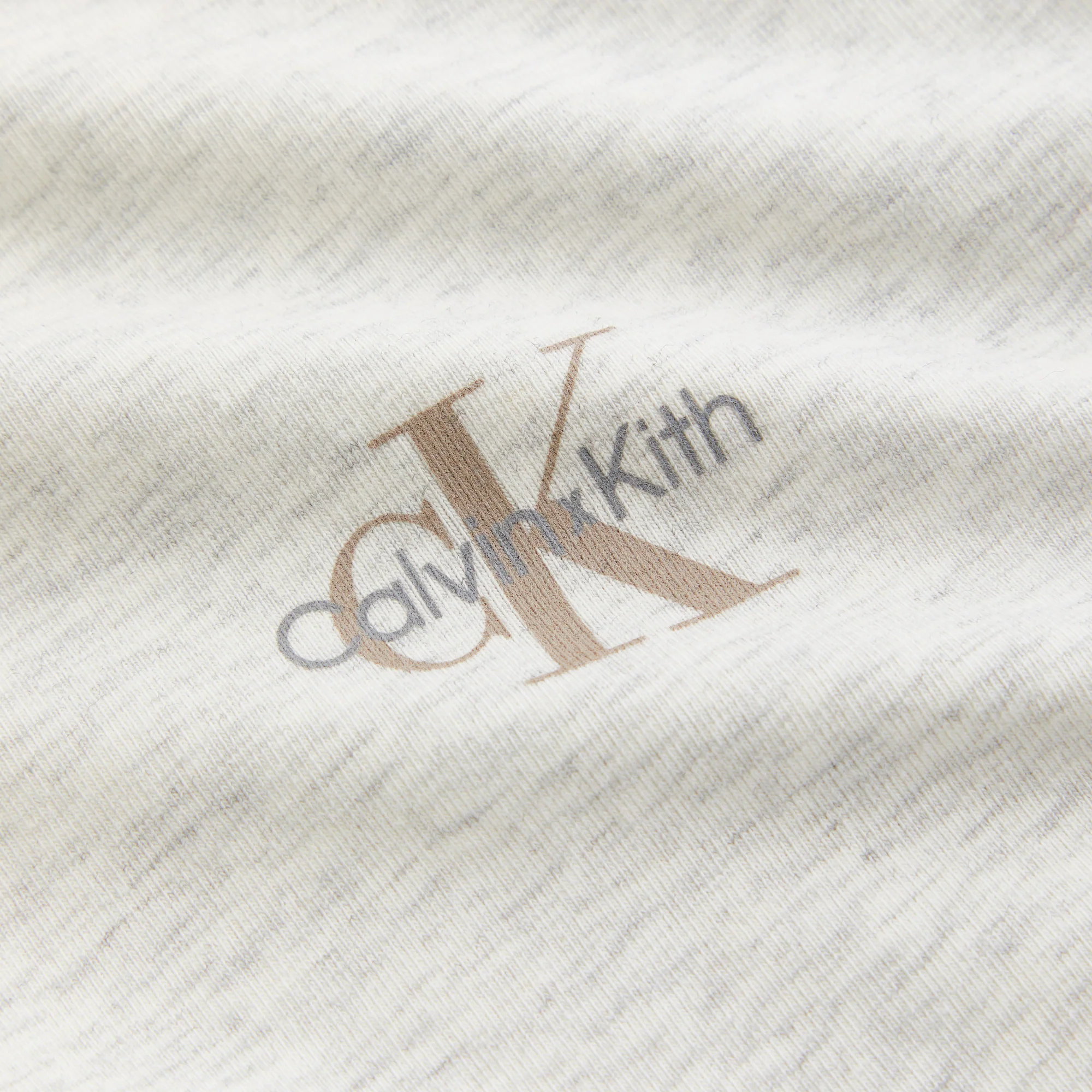 Kith Women for Calvin Klein Mulberry Tee - Light Heather Grey - Image 2