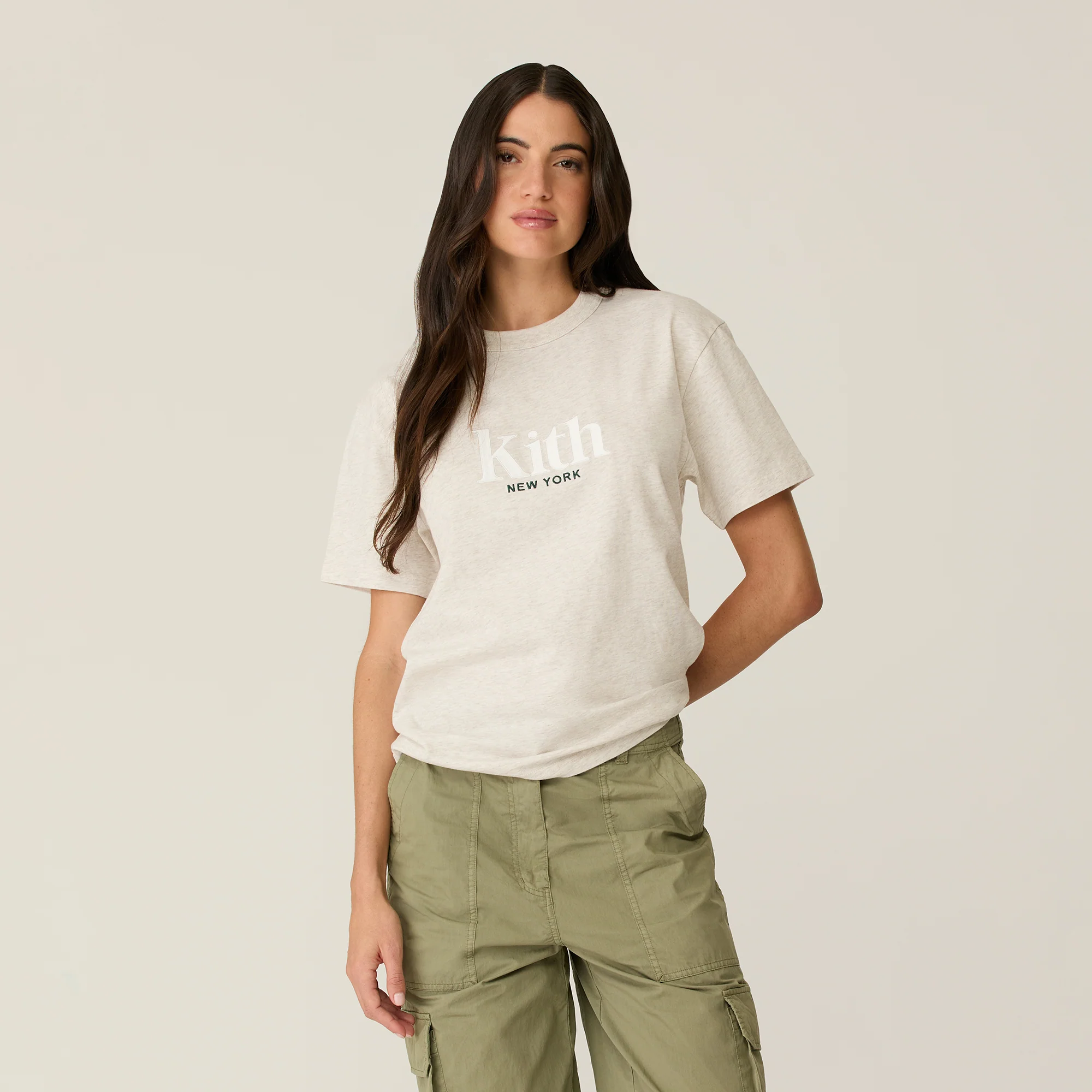 Kith Women Mott New York Tee II - Sandy Heather - Image 2